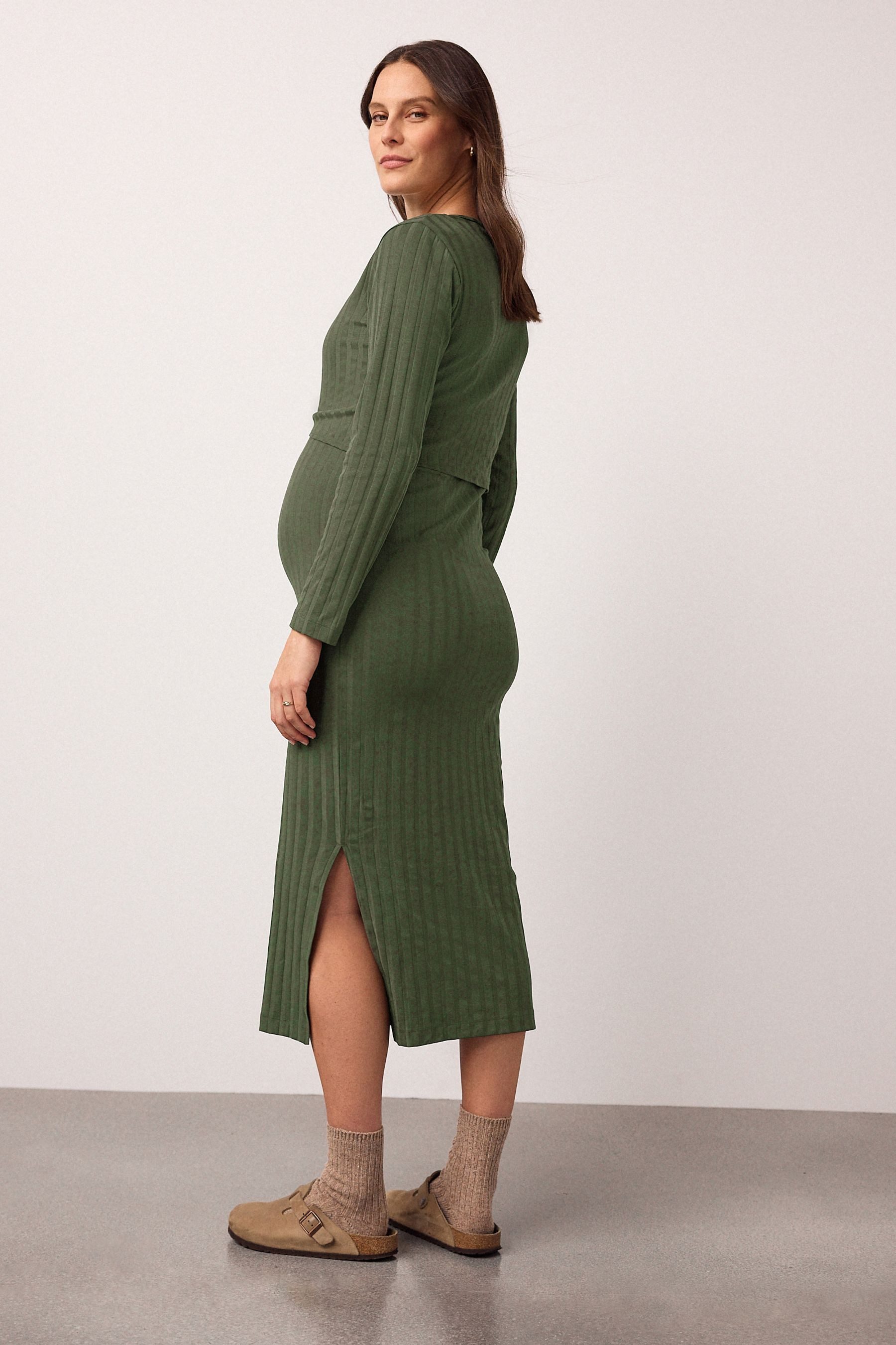 Next Umstandskleid Langärmeliges Stillkleid, Umstandsmode (1-tlg) günstig online kaufen