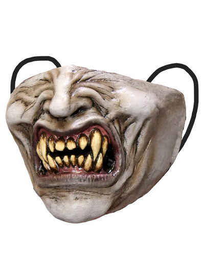 Ghoulish Productions Verkleidungsmaske Vampir Mundmaske, Halbmaske aus Latex zum Tragen über Deinen Mundschutz