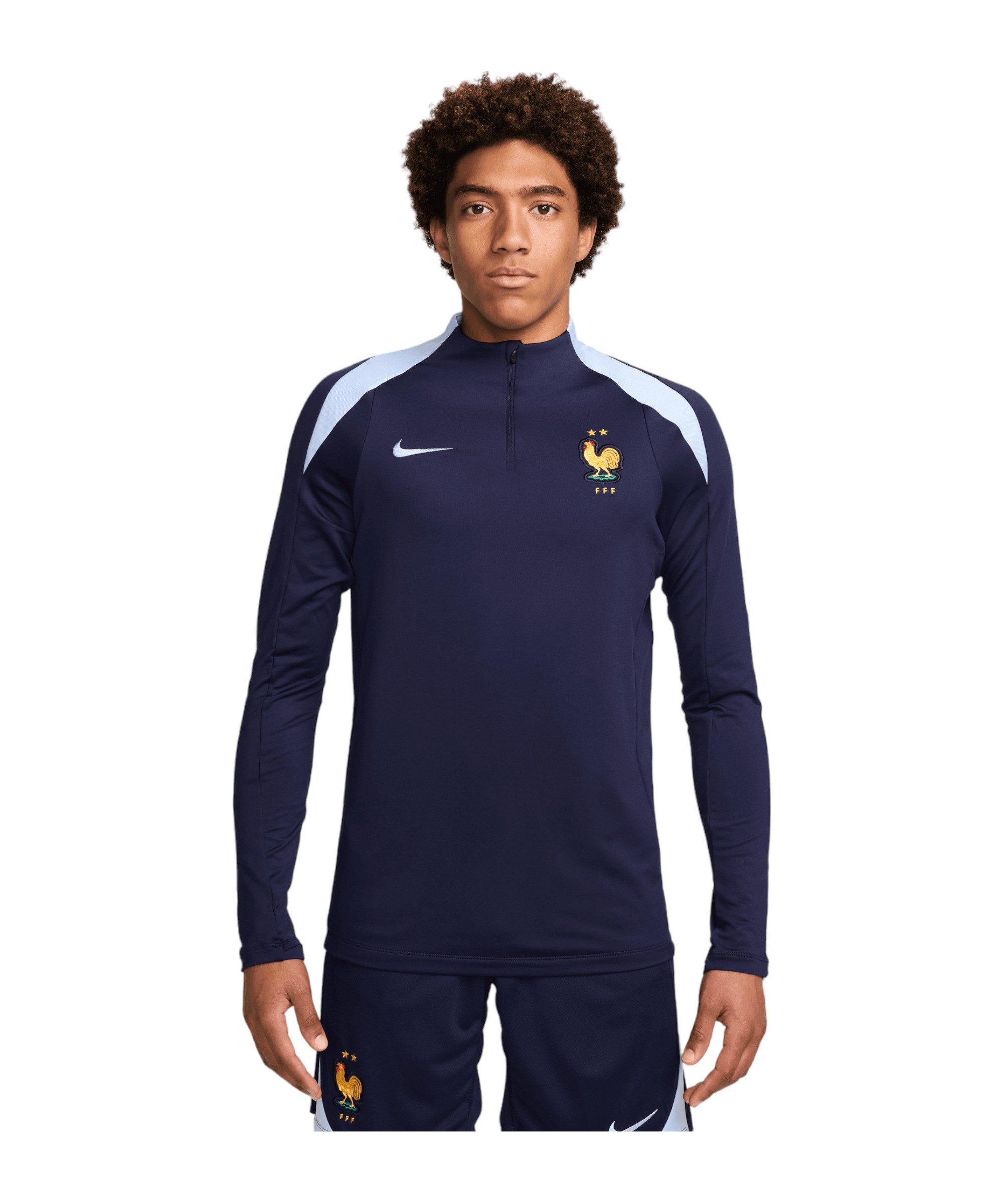Nike Sweatshirt Nike Performance FFF Frankreich Drill Top EM 2024 Polyester