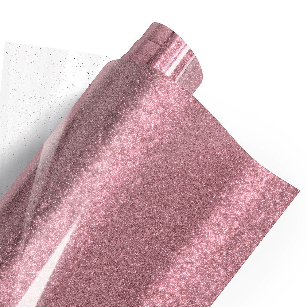 POLI-TAPE POLI-CUT Plotterfolie POLI-FLEX IRON-ON PEARL GLITTER, 30,5 cm x 61 cm, Textiltransferfolie mit Glittereffekt