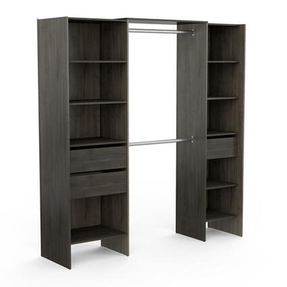 PREISBRECHER Kleiderschrank Miami 192 x 205 x 50 cm (B/H/T)