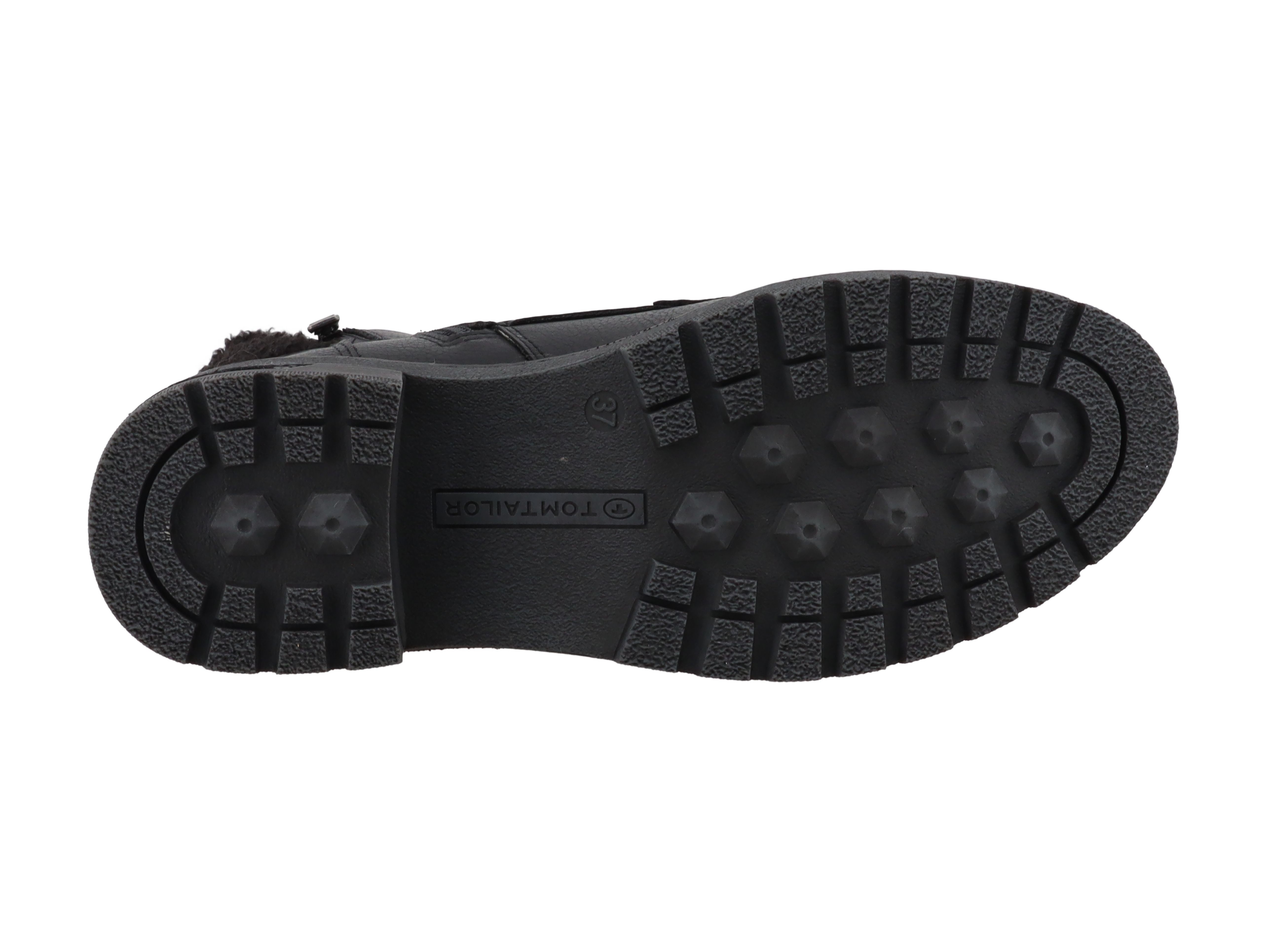 TOM TAILOR Winterstiefelette Stiefelette, Winterboots mit Blockabsatz
