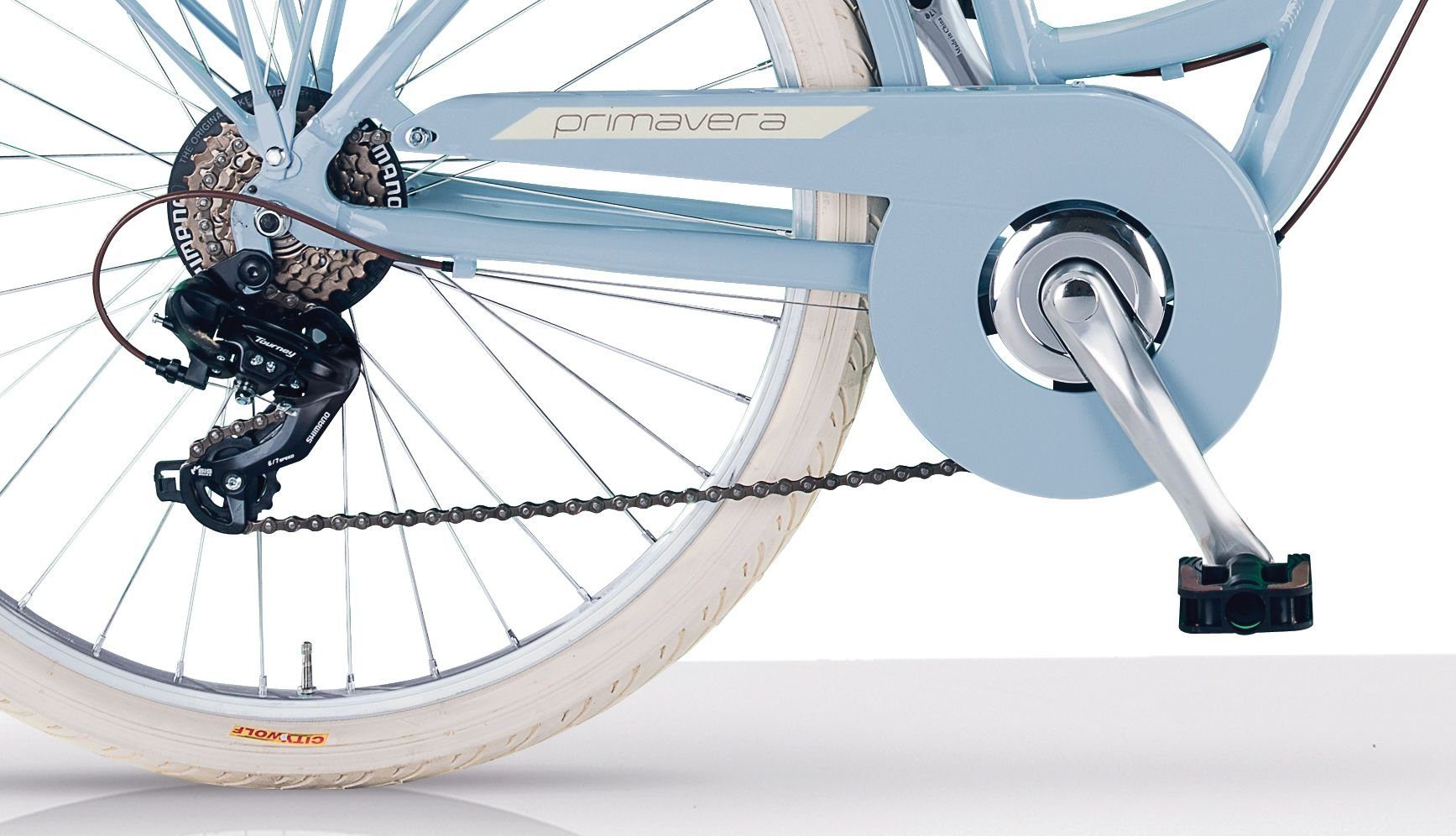MBM Cityrad New Primavera 26 Zoll, 6 Gang Shimano, Kettenschaltung, Citybike New Primavera 26 Zoll