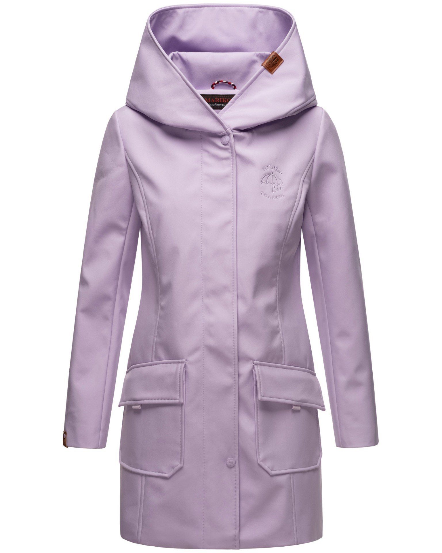 Mayleen Softshelljacke mit Marikoo Kapuze Light Lilac großer