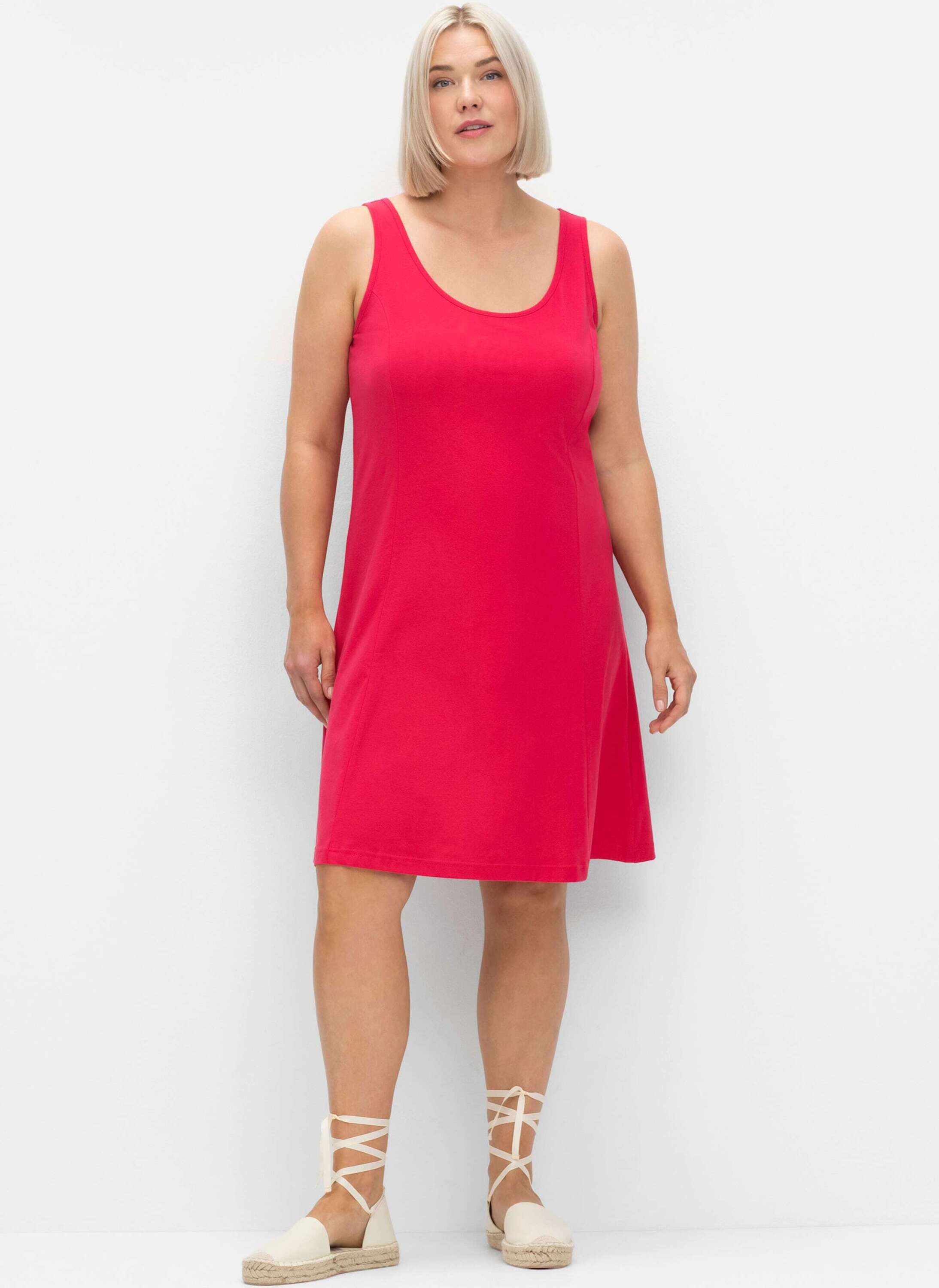 Sheego Jerseykleid Jerseykleid Ärmellos günstig online kaufen