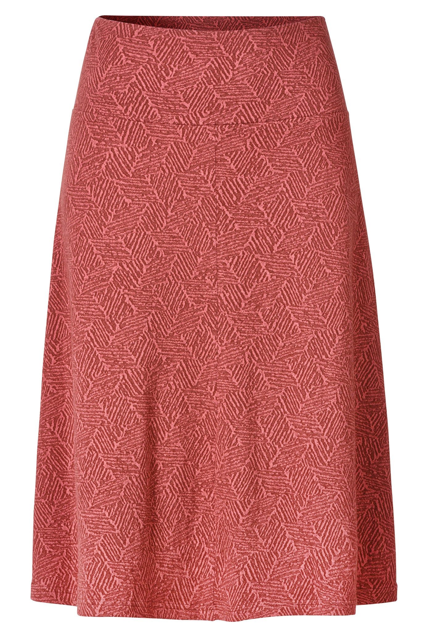 Himalaya Clothing Jerseyrock Feiner Rock Damen knielang mit Struktur-Muster günstig online kaufen