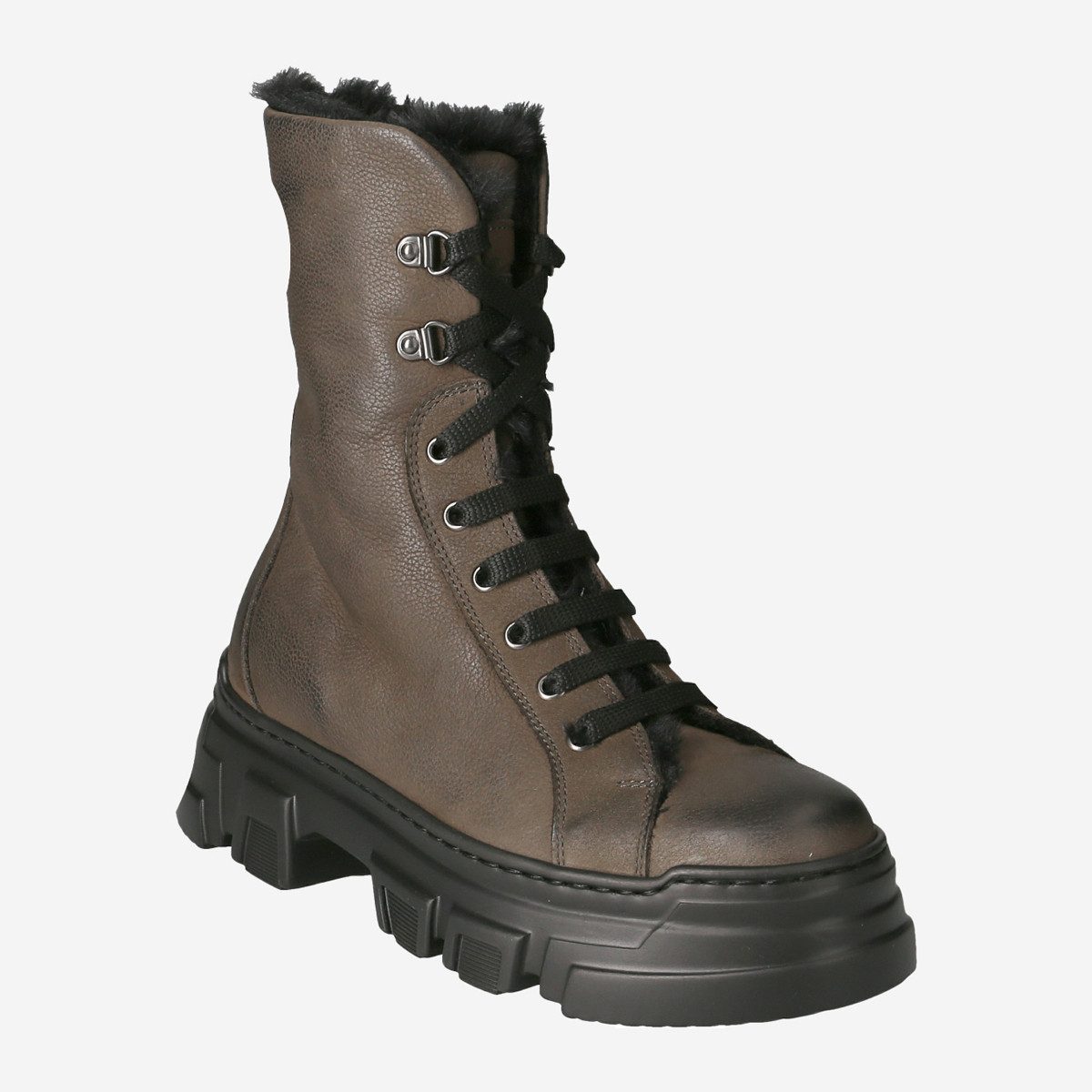 NOCLAIM NoClaim A42-03M ARMY, Warmfutter, Boots, Grün, Damen Winterstiefel