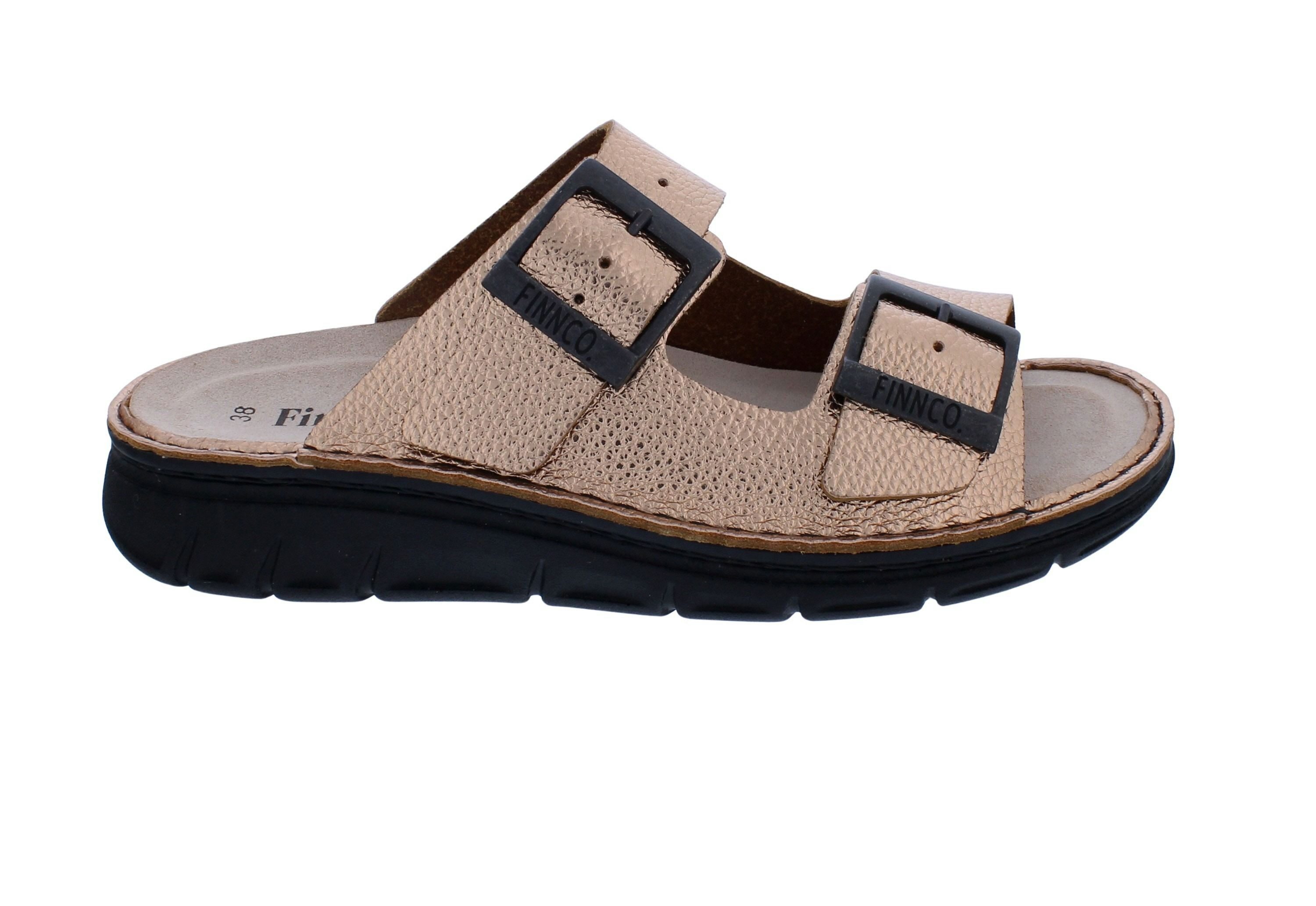Finn Comfort Finn Comfort Cayman - Soft Pantolette 81546-819367, Metallicleder,Kupf Pantolette