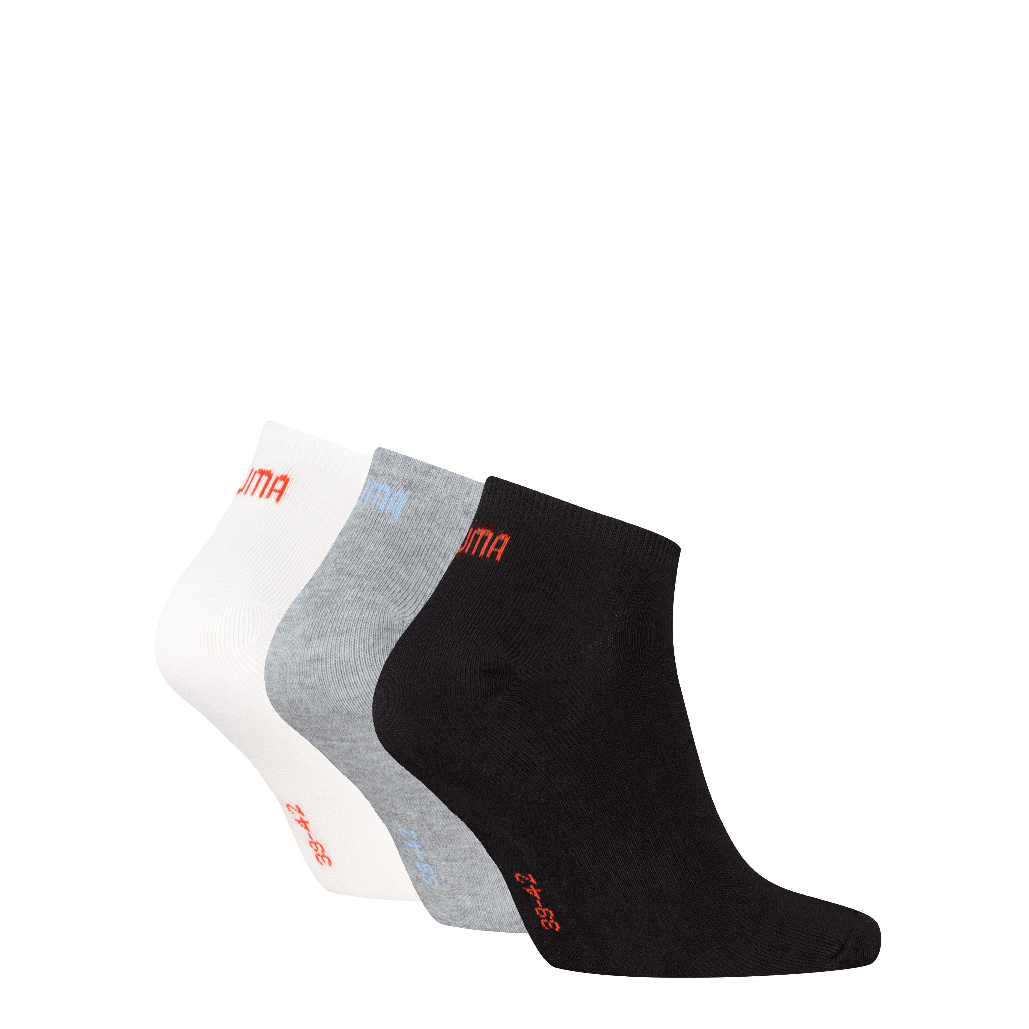 PUMA Sneakersocken PUMA UNISEX SNEAKER PLAIN 3P (3 Paar) mit kleinem Logo