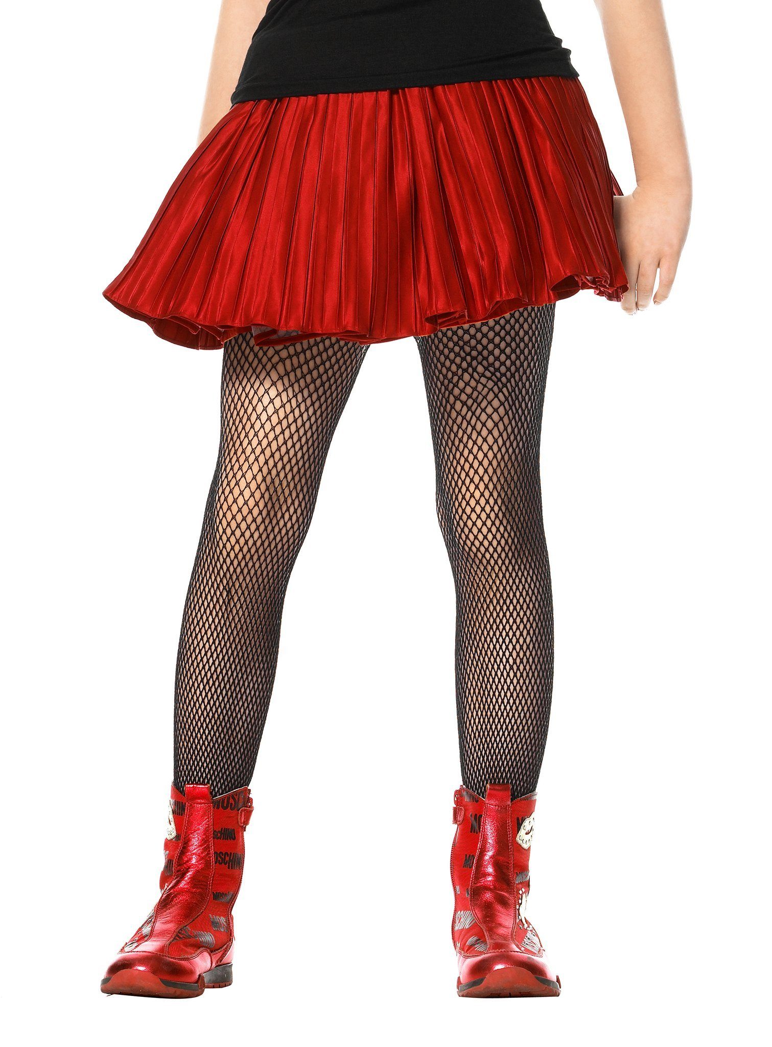 Strumpfhose Fishnet Mädchen-Strumpfhosen schwarz