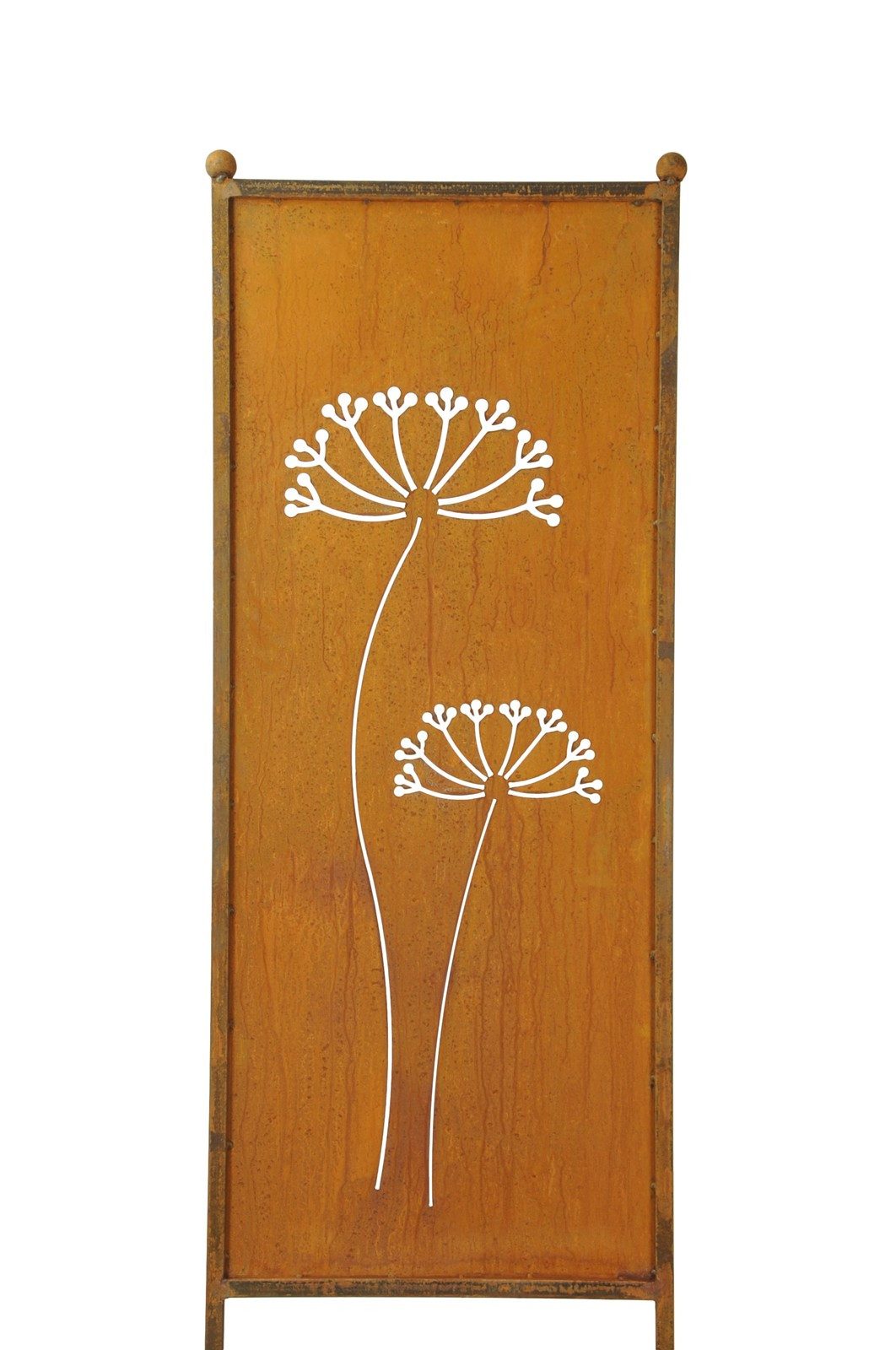 finehomegarden Gartenstecker Stele Metall Dolde Sichtschutz günstig online kaufen