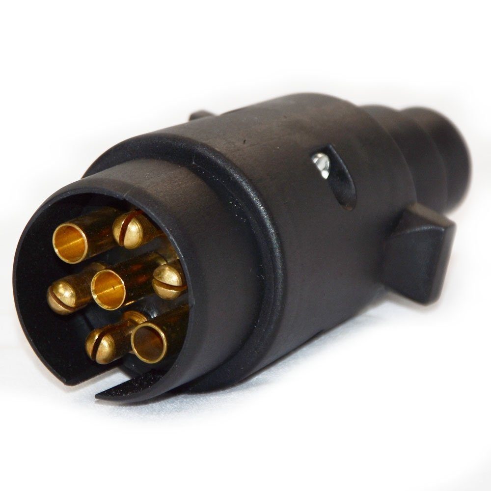 Adapterstück 7 polig Stecker Adapter PKW Anhänger Anhängerstecker 12V Anhänger-Adapter