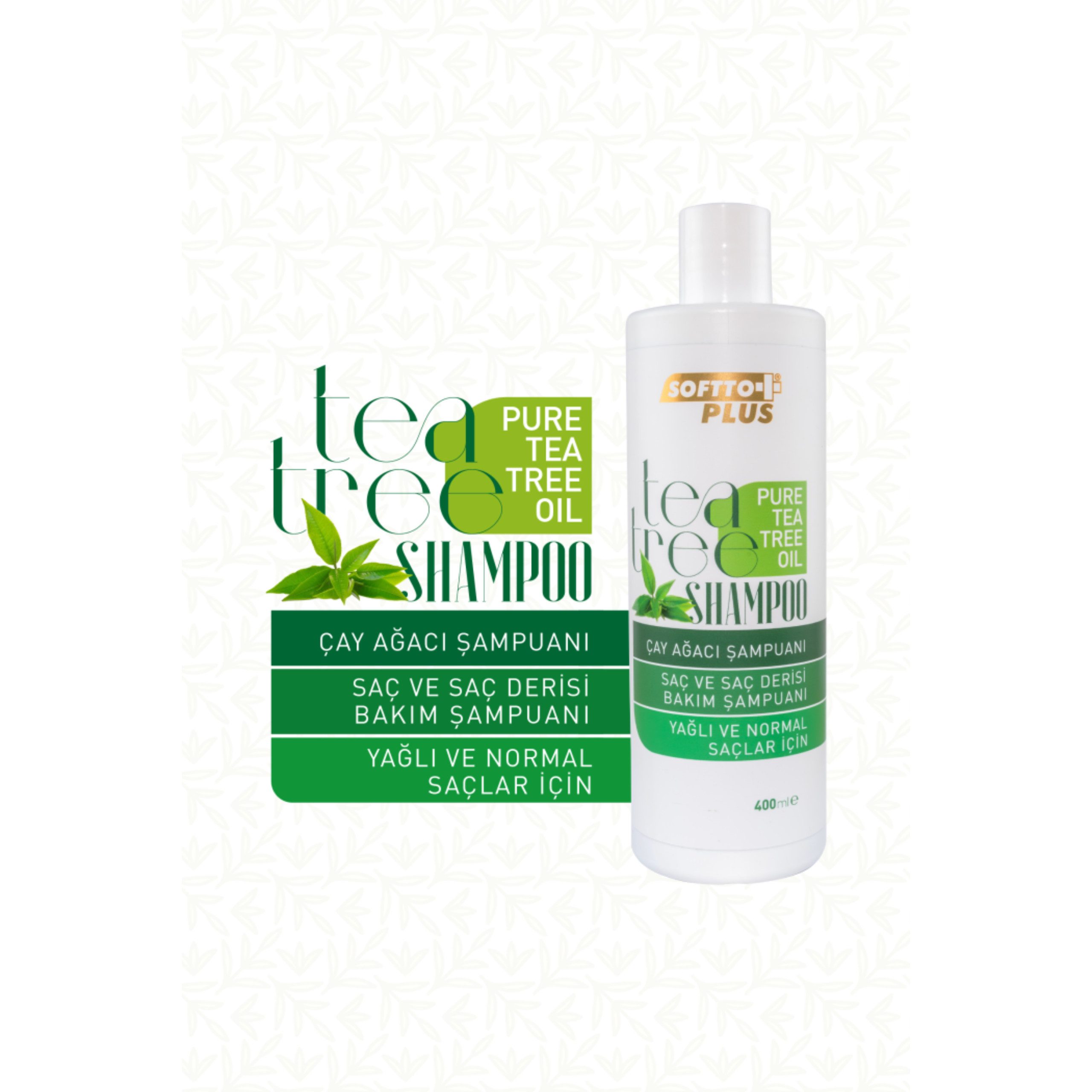 Softto Plus Haarshampoo Softto+Plus Teebaum Shampoo – Frische & Glanz für gesundes Haar