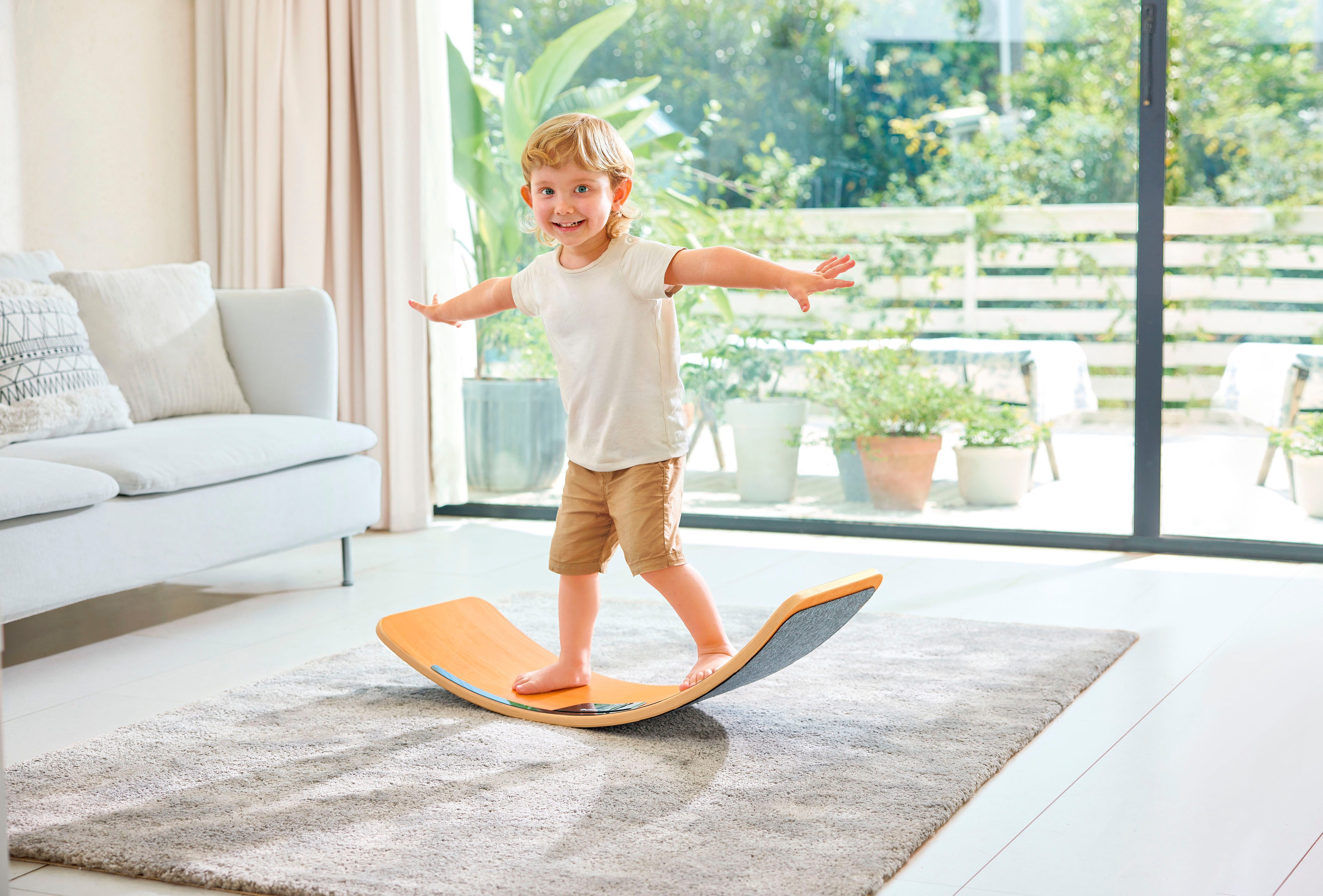 Hape Balanceboard Intelligentes Balance Board, mit Licht und Sound