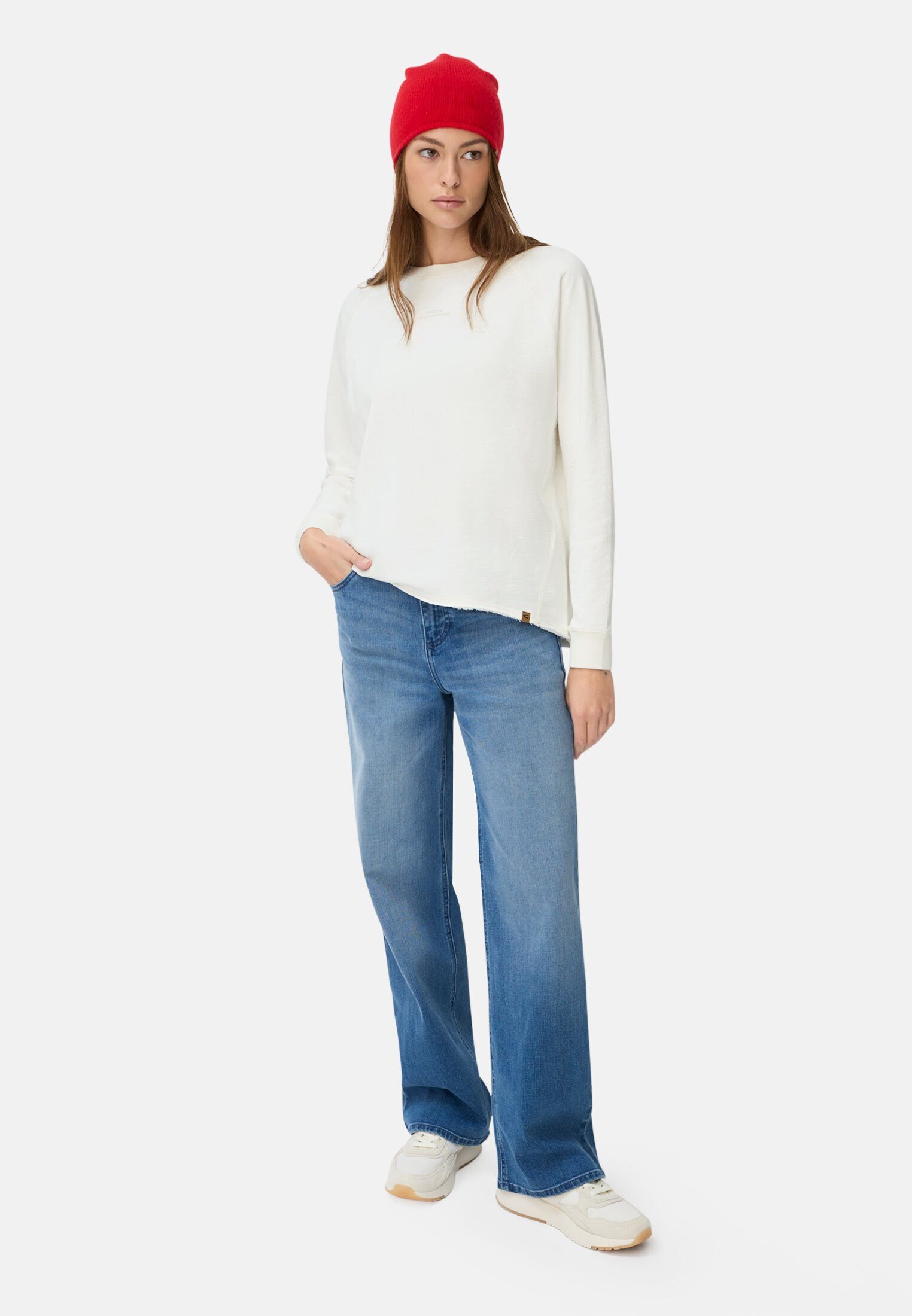 camel active Sweatshirt mit Raglanärmeln Langarm