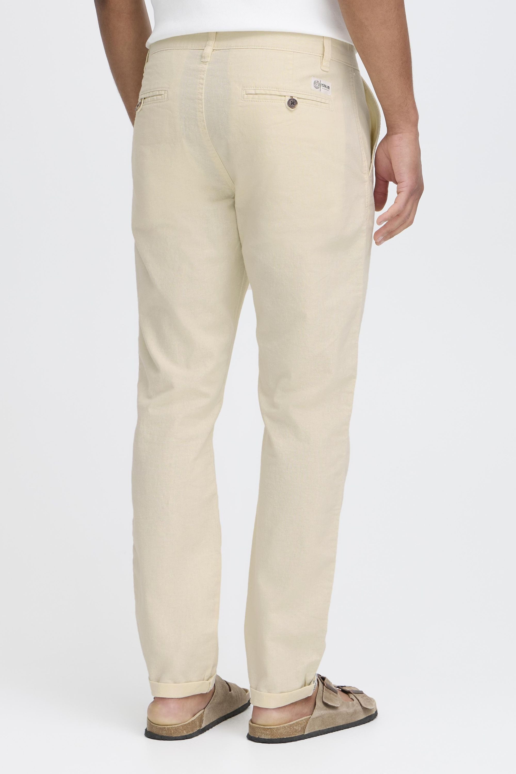 !Solid Leinenhose SDLoran Lange Hose aus Leinen