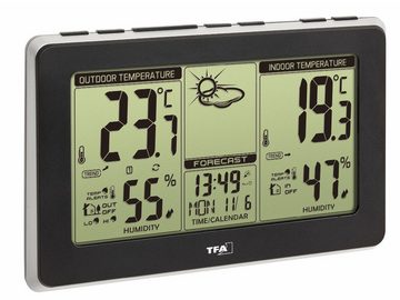 TFA Dostmann MONDO PLUS TFA 35.1151.01.Plus Wettervorhersage Funkwetterstation