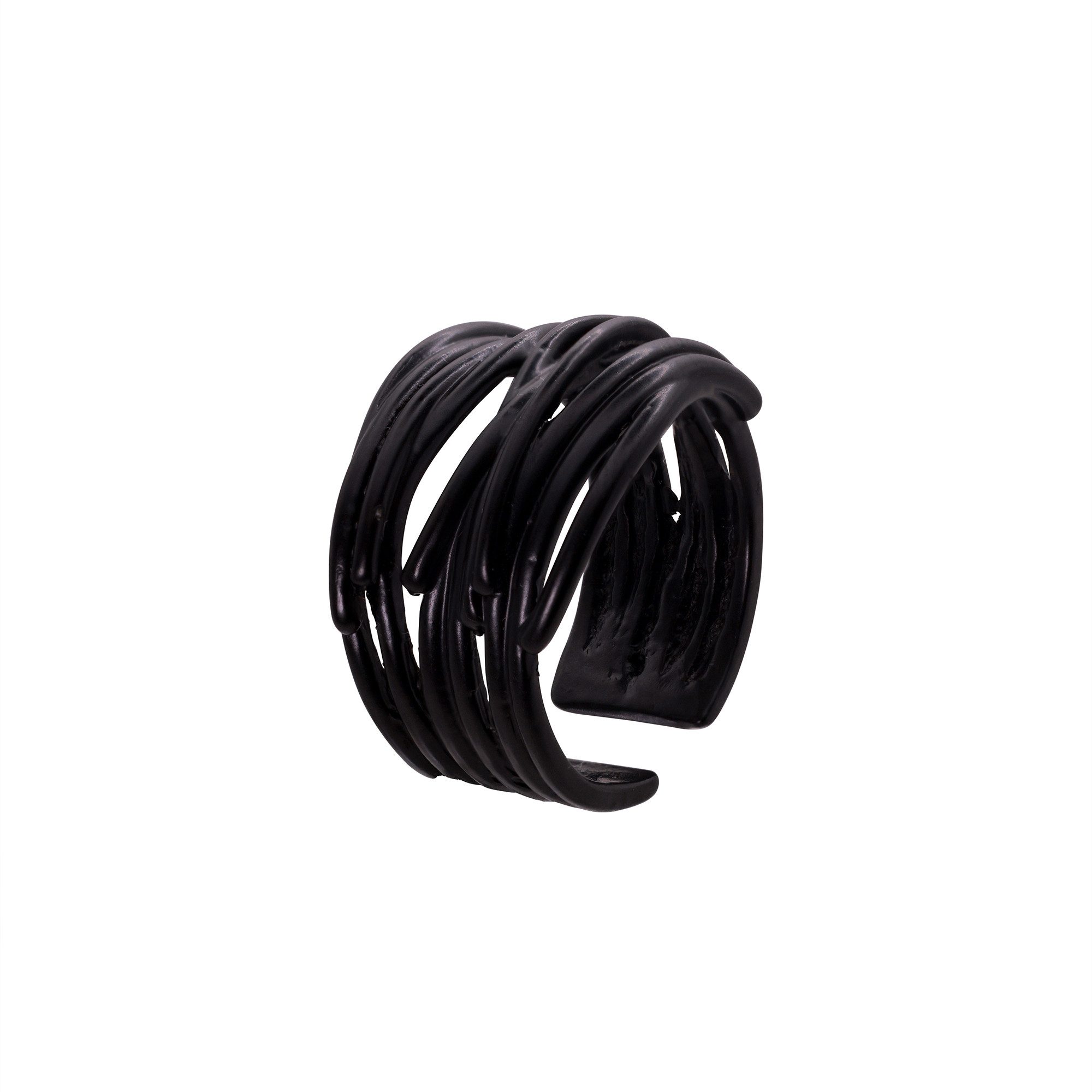 Heideman Fingerring Mona schwarz farben (Ring, günstig online kaufen