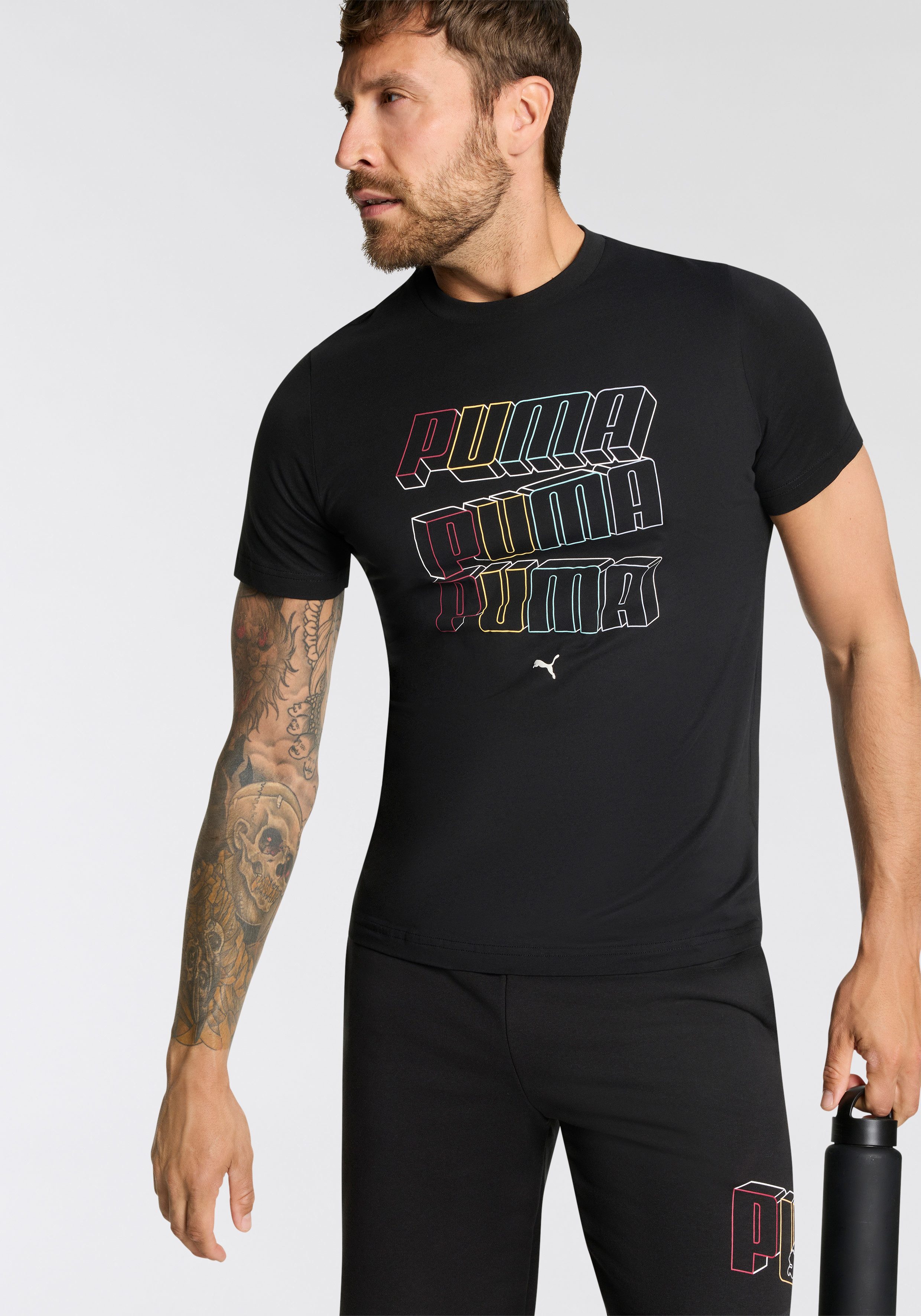 PUMA T-Shirt ESS LOGO LAB HOG TEE für Herren günstig online kaufen