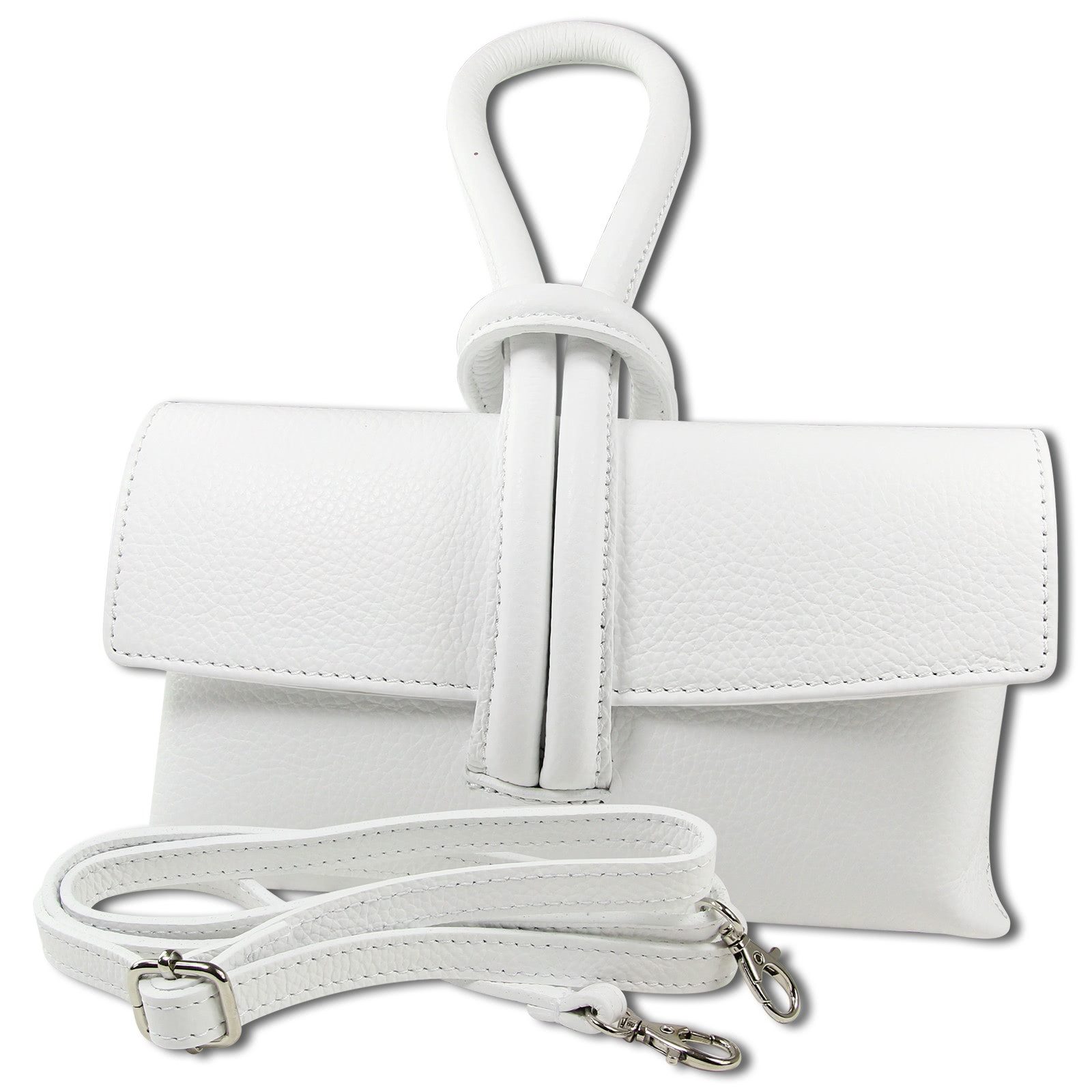 Toscanto Umhängetasche Toscanto Tasche weiß Leder günstig online kaufen