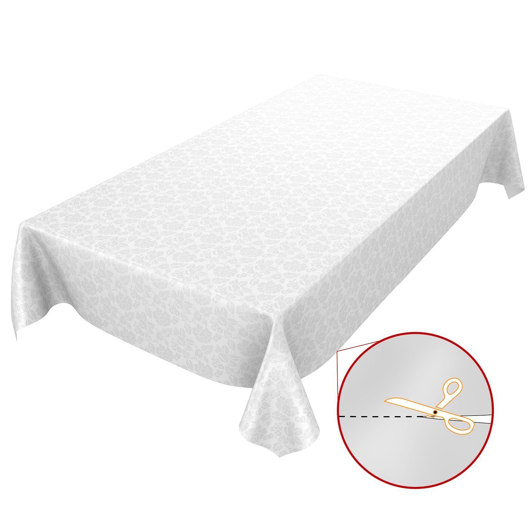 ANRO Tischdecke Wachstuchtischdecke Gartentischdecke Wachstischdecke (Einze günstig online kaufen