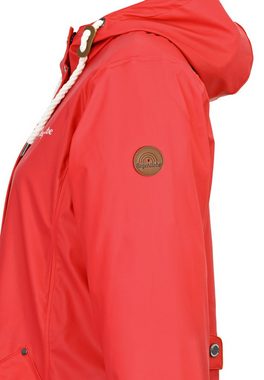 Regenliebe Regenjacke Friesennerz Regenmantel mit gestreiftem Innenfutter