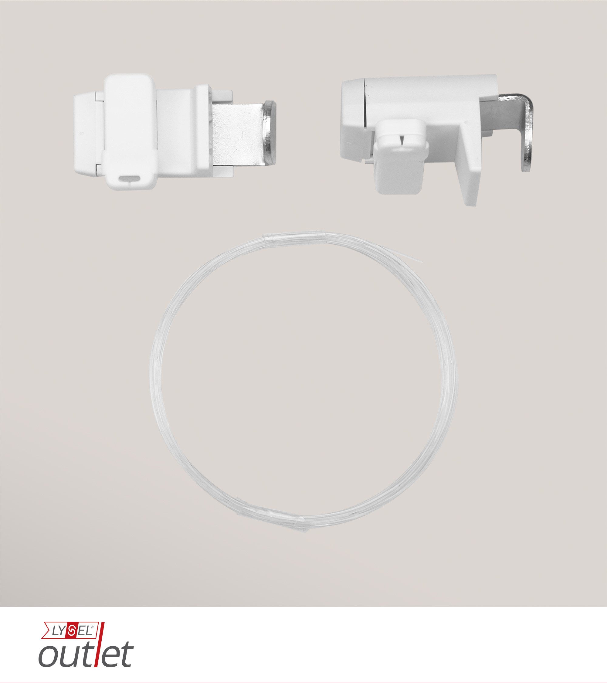 LYSEL® Sichtschutzbefestigung Pendelsicherung Klemmen, (1-tlg), HxB günstig online kaufen