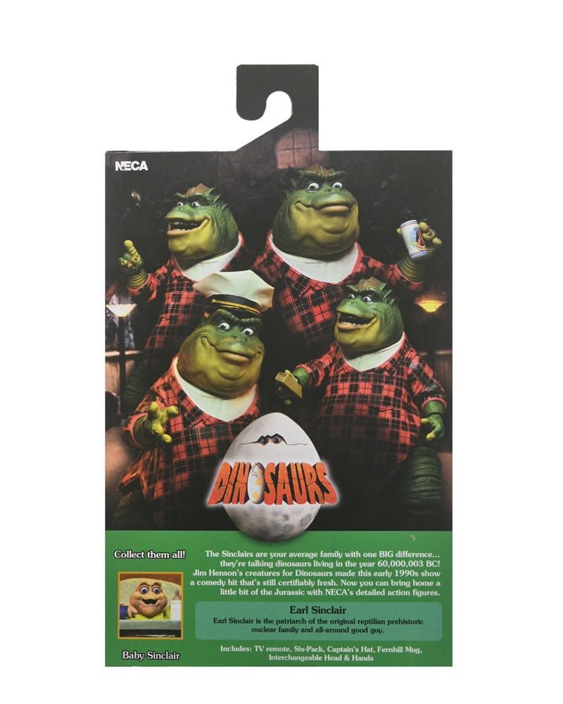 NECA Actionfigur Dinosaurs Ultimate Earl Sinclair 18 cm