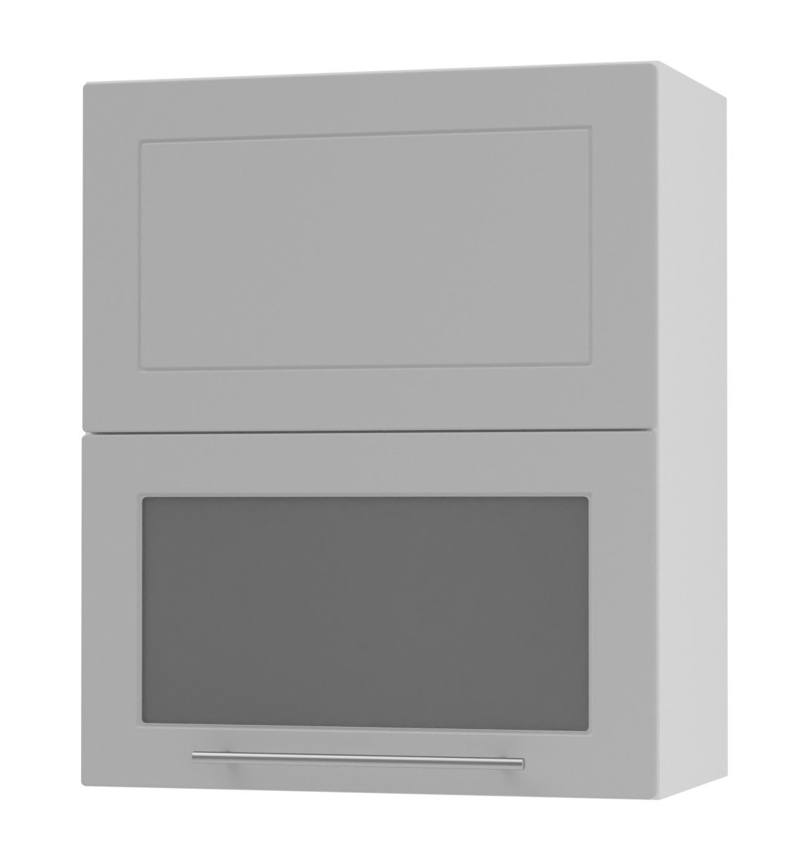 RAL 7040 fenstergrau matt | Korpus: weiß