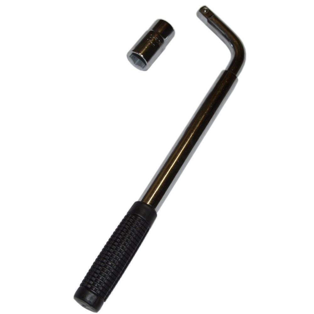 Diedrich Filmer GmbH Radmutternschlüssel Radmutterschlüssel Radschlüssel Steckschlüssel ausziehbar 17 19mm, Kunststoffhandgriff