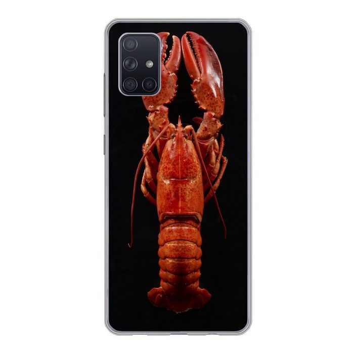 MuchoWow Handyhülle Krebs - Rot - Porträt Phone Case Handyhülle Samsung Galaxy A71 Silikon Schutzhülle