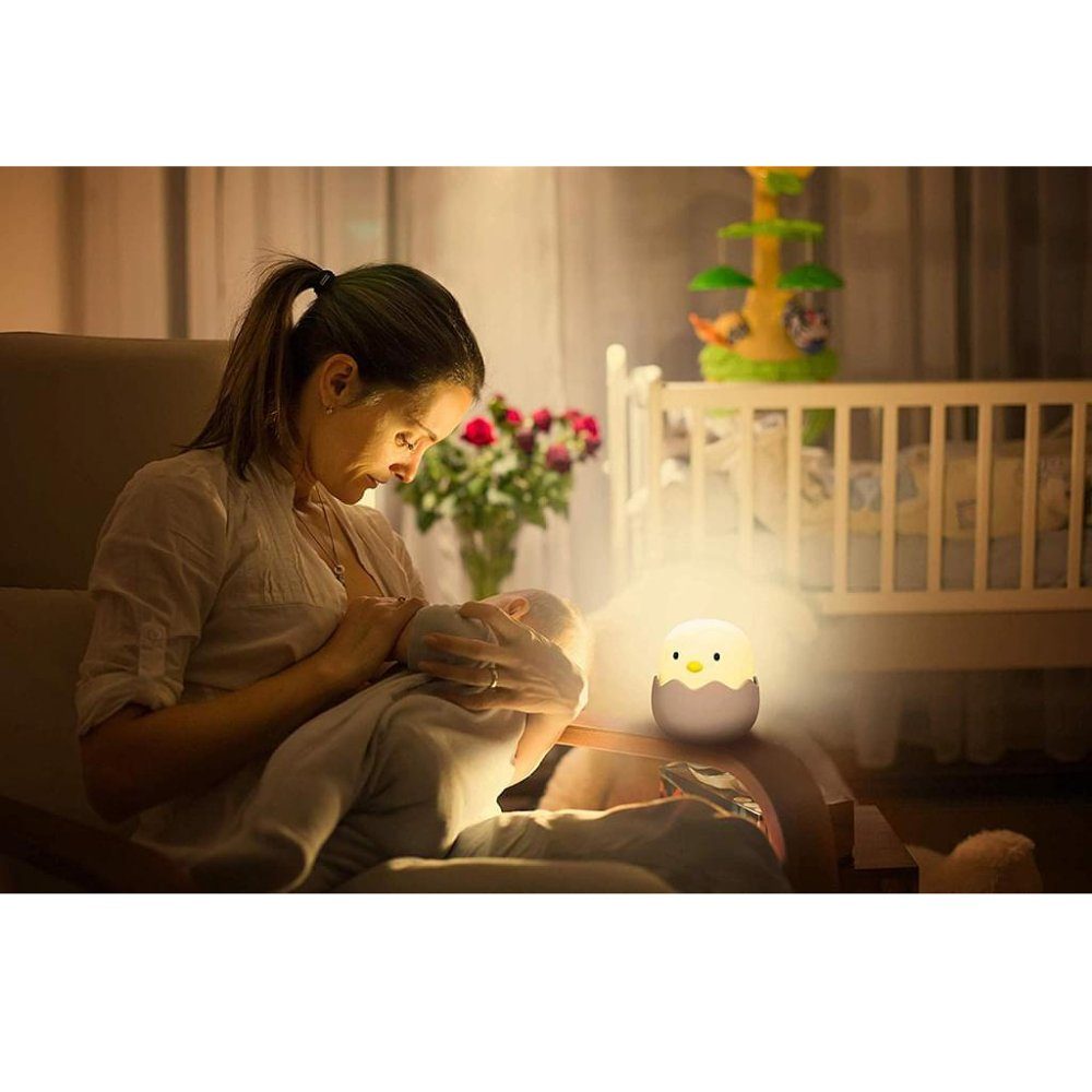 Nachtlampe Silikon Nachtlicht Nachtlicht LED Kinder Baby, GelldG LED Kinder, Nachtlicht