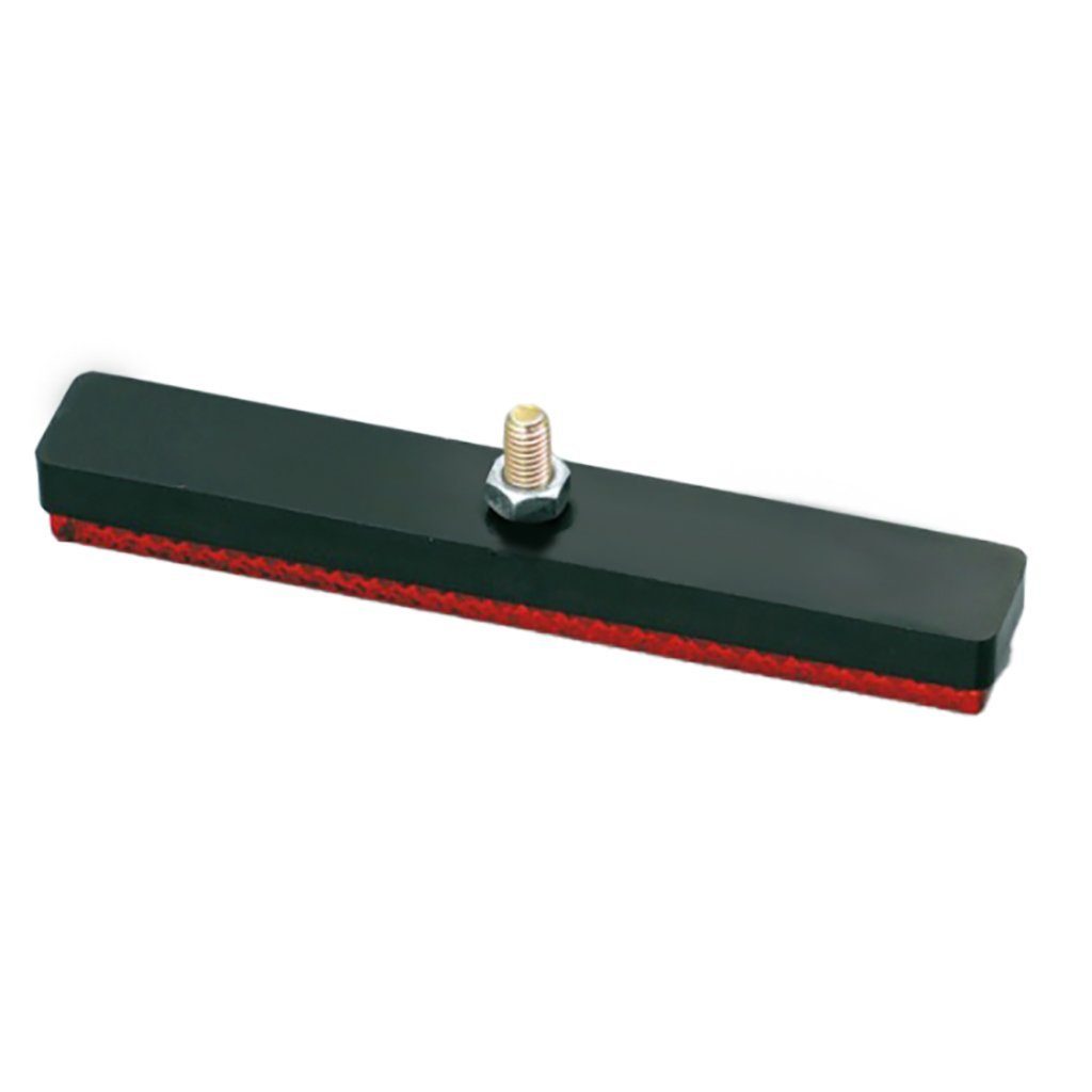 IBEX Katzenauge Rückstrahler Slim mit Gewindebolzen M5 100 x 13 mm Reflektor