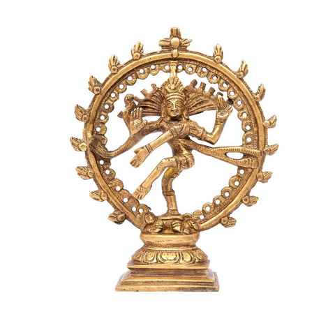 bodhi Dekofigur Nataraj Statue, Messing, ca. 14 cm