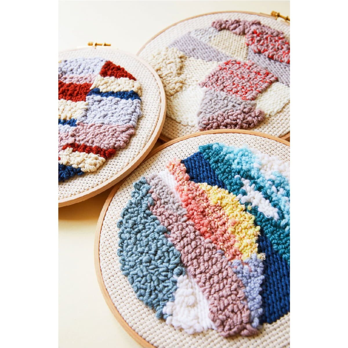 DMC Kreativset DMC Handarbeitsstoff AIDA 6ct. für Punchneedle. 50,8x61cm ecru, (embroidery kit by Marussia)