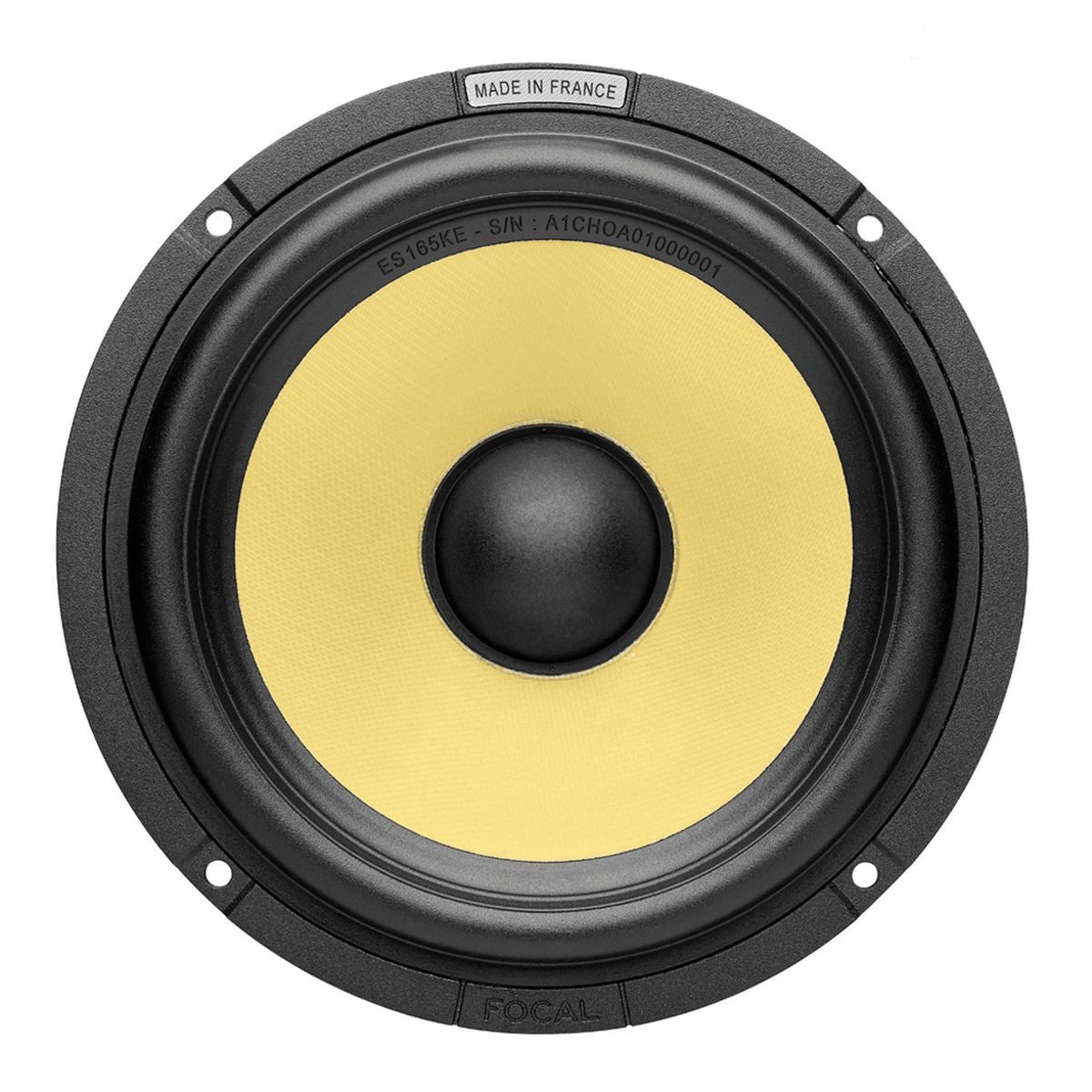 FOCAL ES165KE, 2-Wege Kompo-Lautsprecher K2 POWER EVO-Serie, 16.5cm, 4 Ohm Auto-Lautsprecher (100 W)