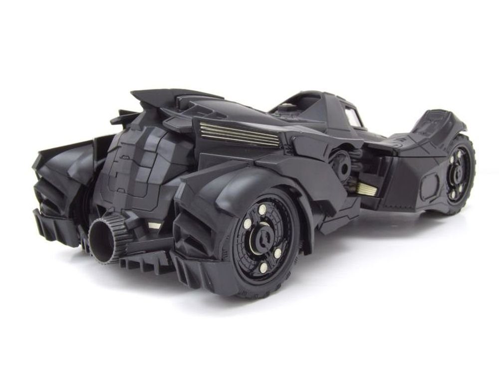 JADA Modellauto Batmobile Batman Arkham Knight 2015 schwarz mit Figur, Maßstab 1:24