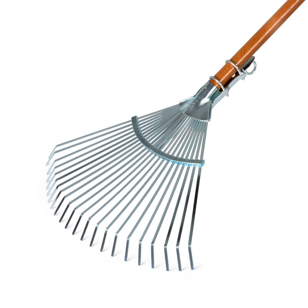 Polar Garten Laubbesen 2516 verz. Gartenbesen Fächerbesen 22 Zinken ohne Stiel, 47 cm Arbeitsbreite