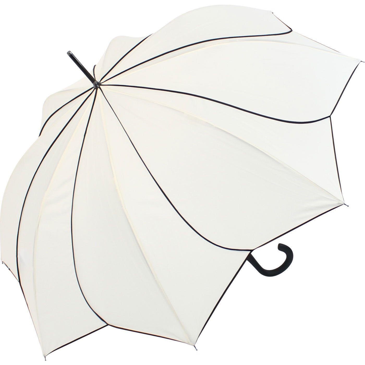 Pierre Cardin Langregenschirm mit Kontraste Damen stabil groß besondere durch Automatik Sunflower, und sein - auf die Form fällt