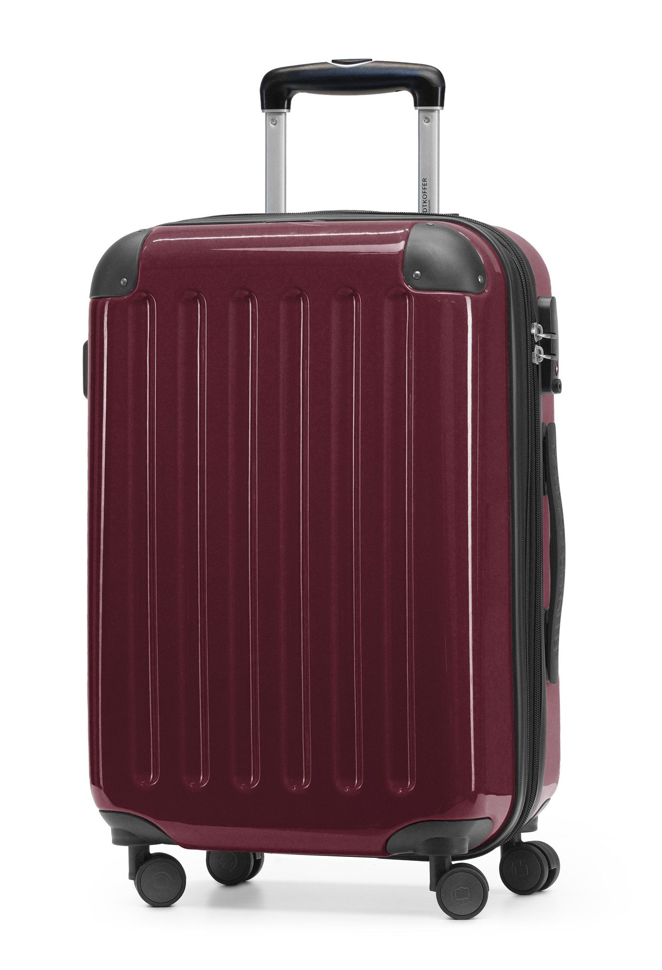 Hauptstadtkoffer Handgepäckkoffer, 4 Rollen, Handgepäck Koffer Trolley, TSA, 55 cm, 42 L