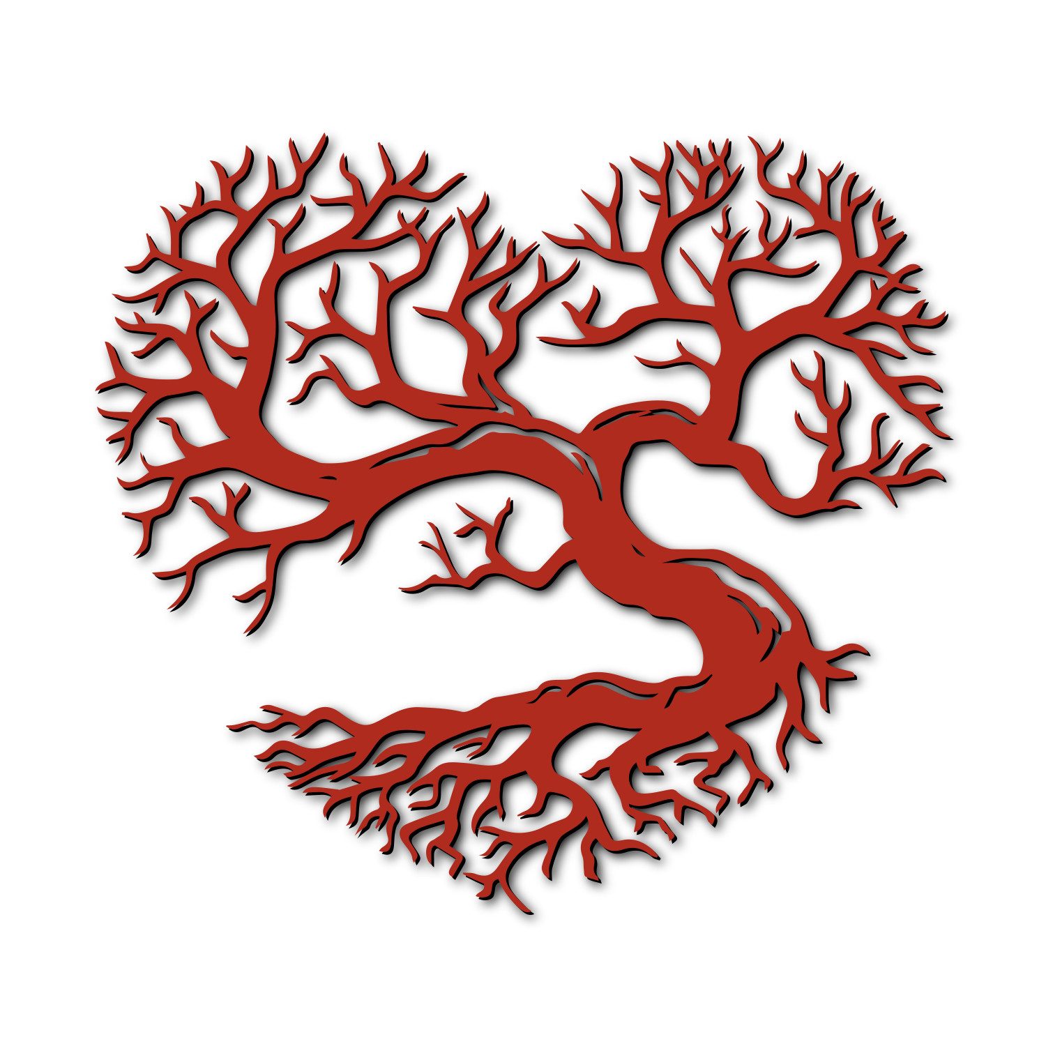 Namofactur Wandtattoo Love Baum Wandtattoo