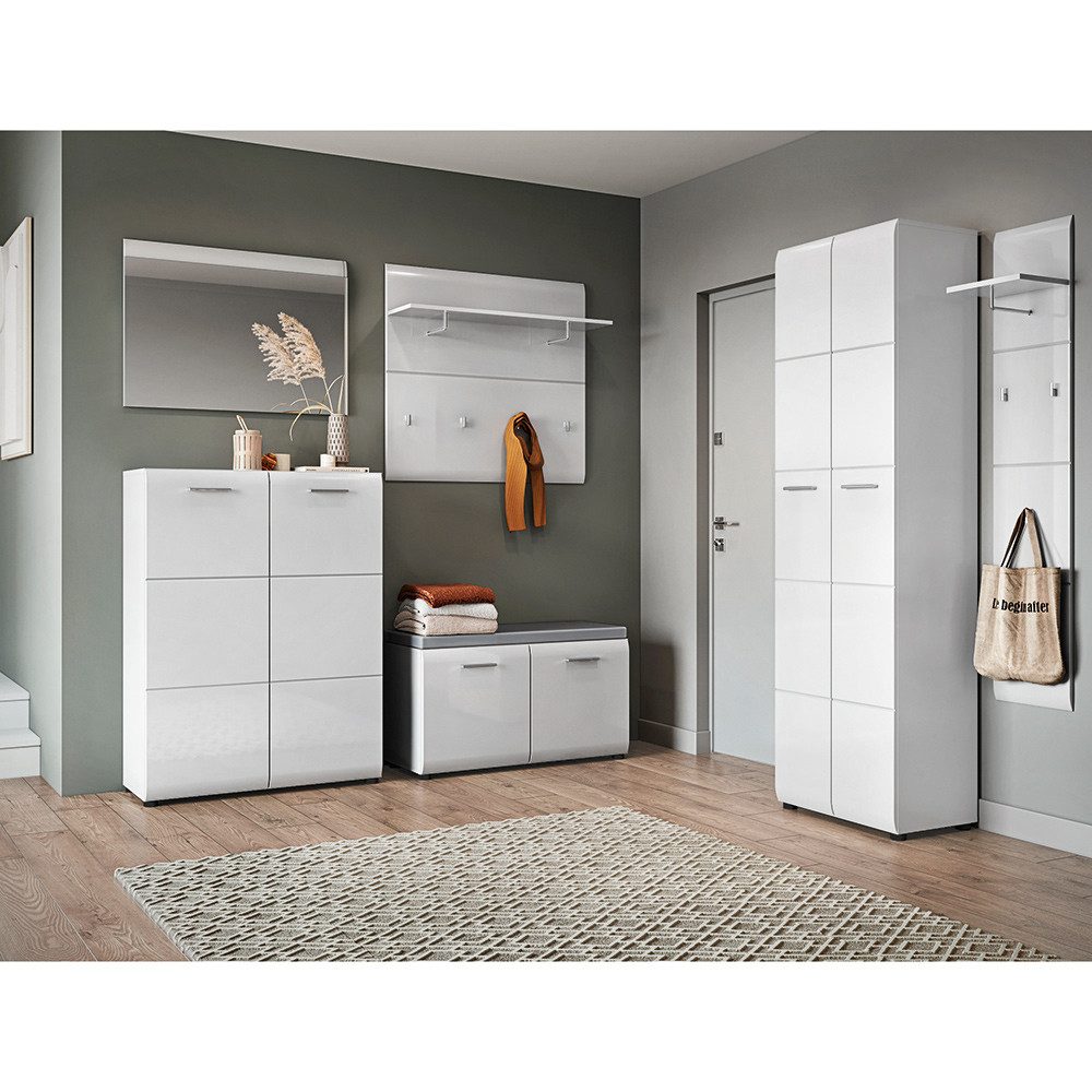 Lomadox Garderoben-Set MALABO-129, (Spar-Set, 6-St), Flur Komplett Set Schu günstig online kaufen