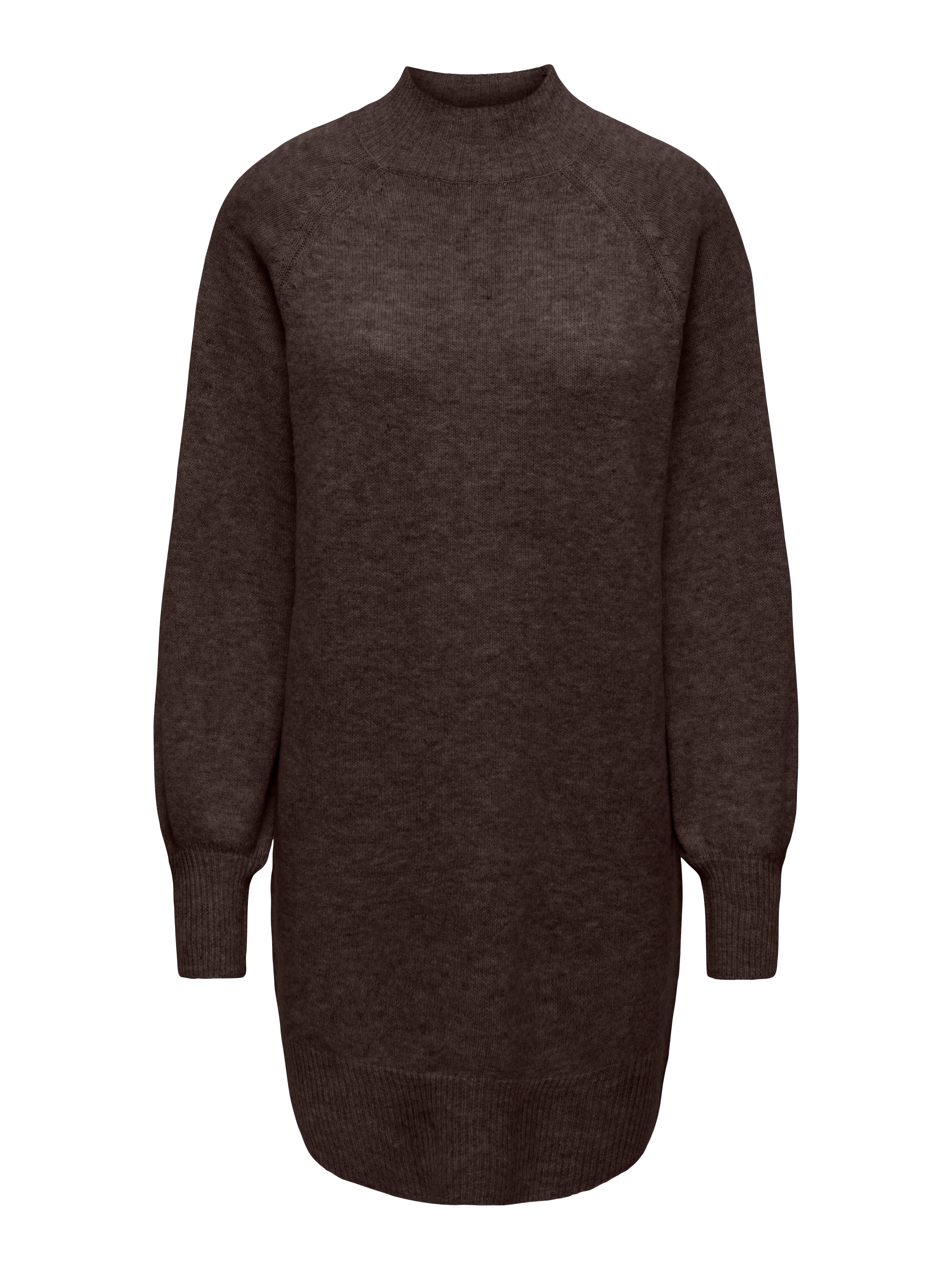 ONLY Strickkleid ONLOLIVIA LS HIGH NECK DRESS CC KNT Materialmix, regular fit