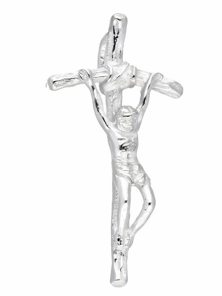 Adelia´s Kettenanhänger 925 Silber Kreuz Anhänger Korpus, Silberschmuck für  Damen & Herren, Mit Liebe gefertigt aus: 925 Sterling Silber