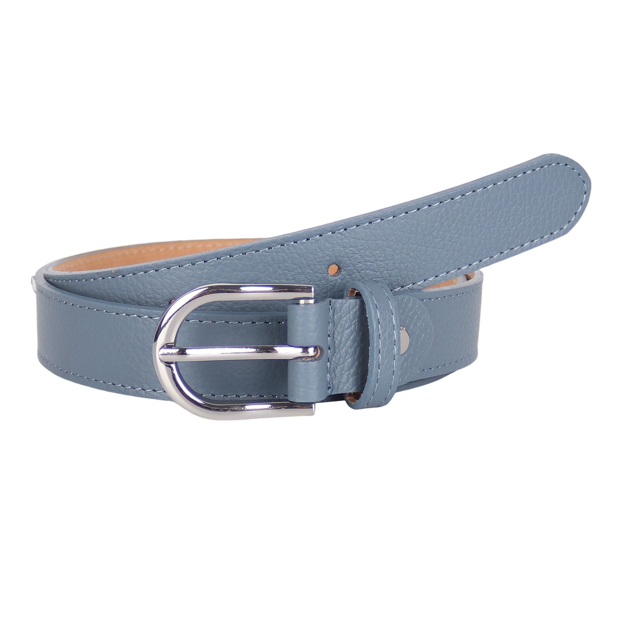 MIRROSI Ledergürtel Damen Herren Gürtel, Made in Italy, 3cm breit (Passt fast zu jeder Hosenschlaufe, aus Echtem Leder)