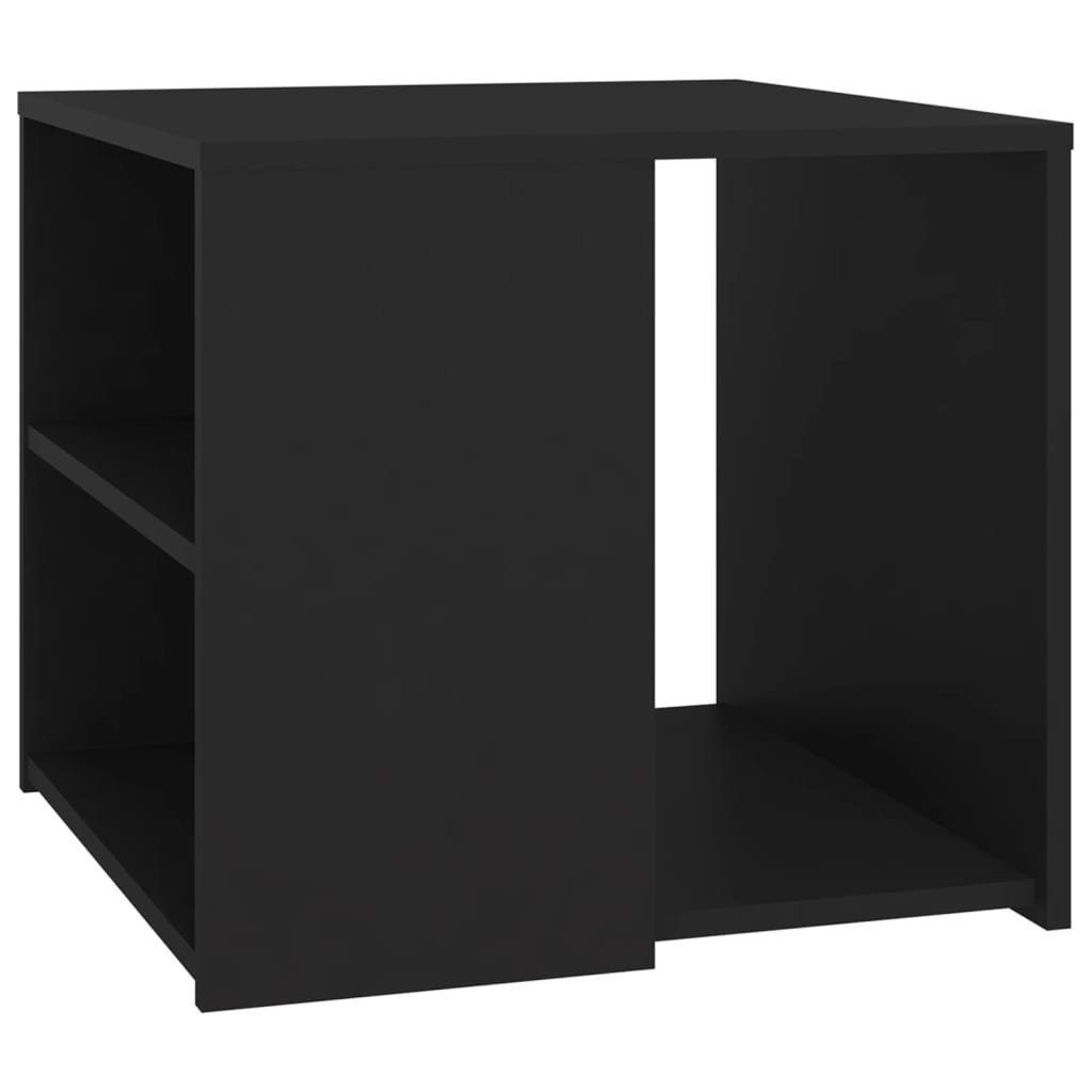Schwarz Schwarz 50x50x45 vidaXL Beistelltisch cm Beistelltisch Holzwerkstoff (1-St) | Schwarz