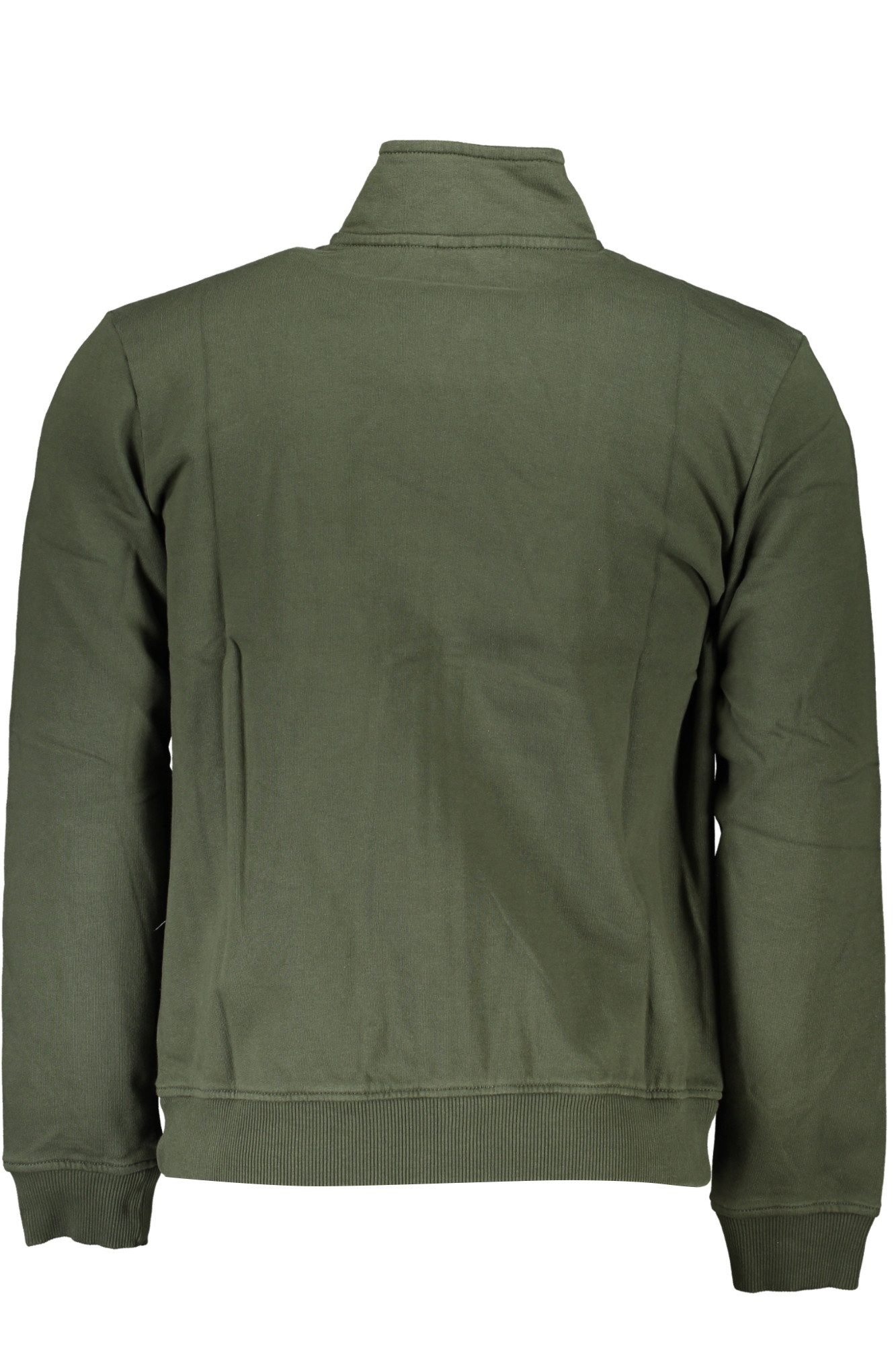 Napapijri Sweatshirt Grünes Herren Sweatshirt mit Reißverschluss