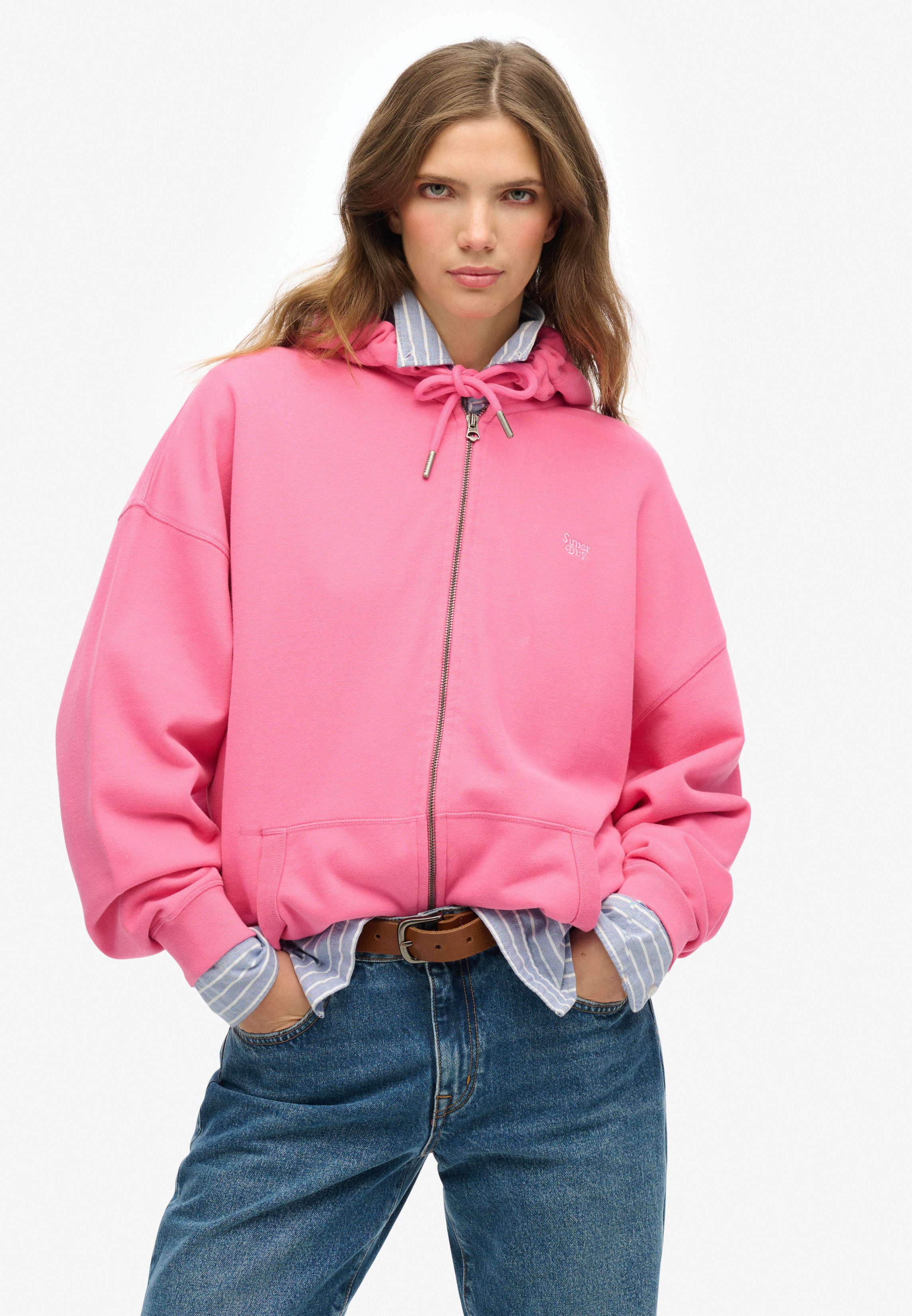 Superdry Kapuzensweatjacke STUDIOS ZIP HOODIE günstig online kaufen