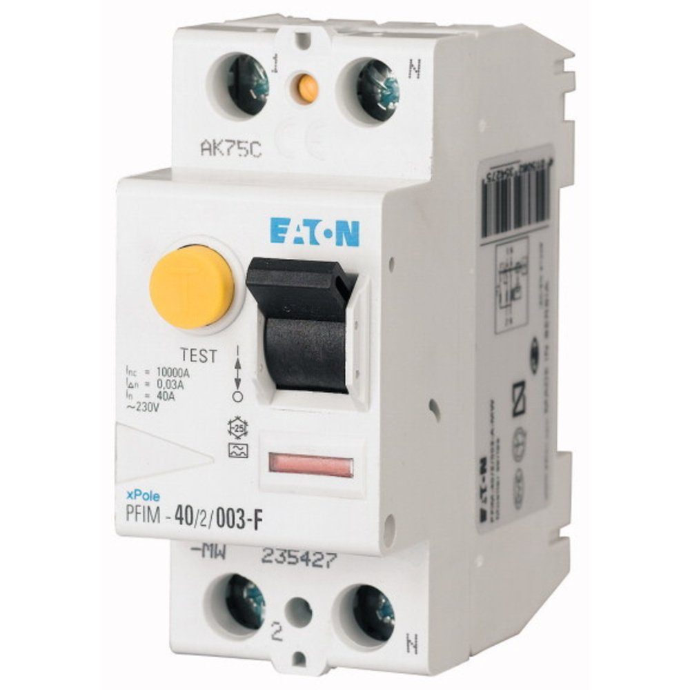 EATON Sicherheitsrelais Eaton 187449 PFIM-25/2/003-G/F FI-Schutzschalter für Mischfrequenzen s