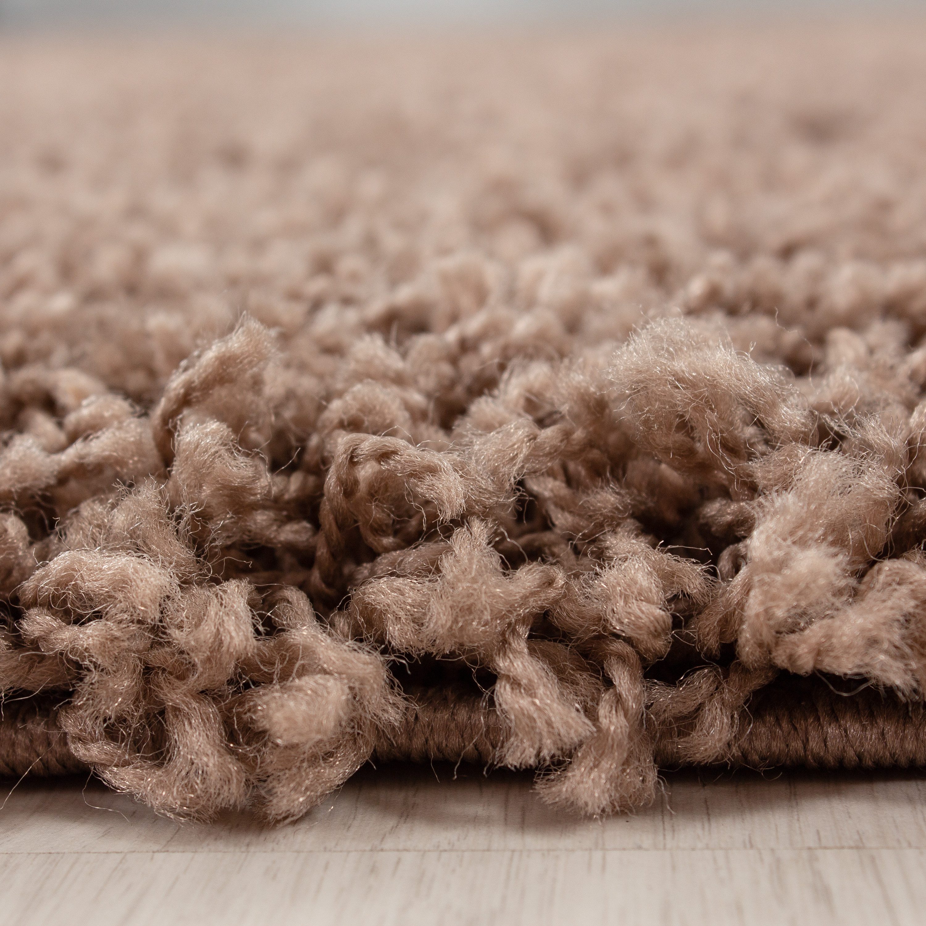 Carpettex Hochflor-Bettumrandung Unicolor - Einfarbig, Höhe günstig online kaufen